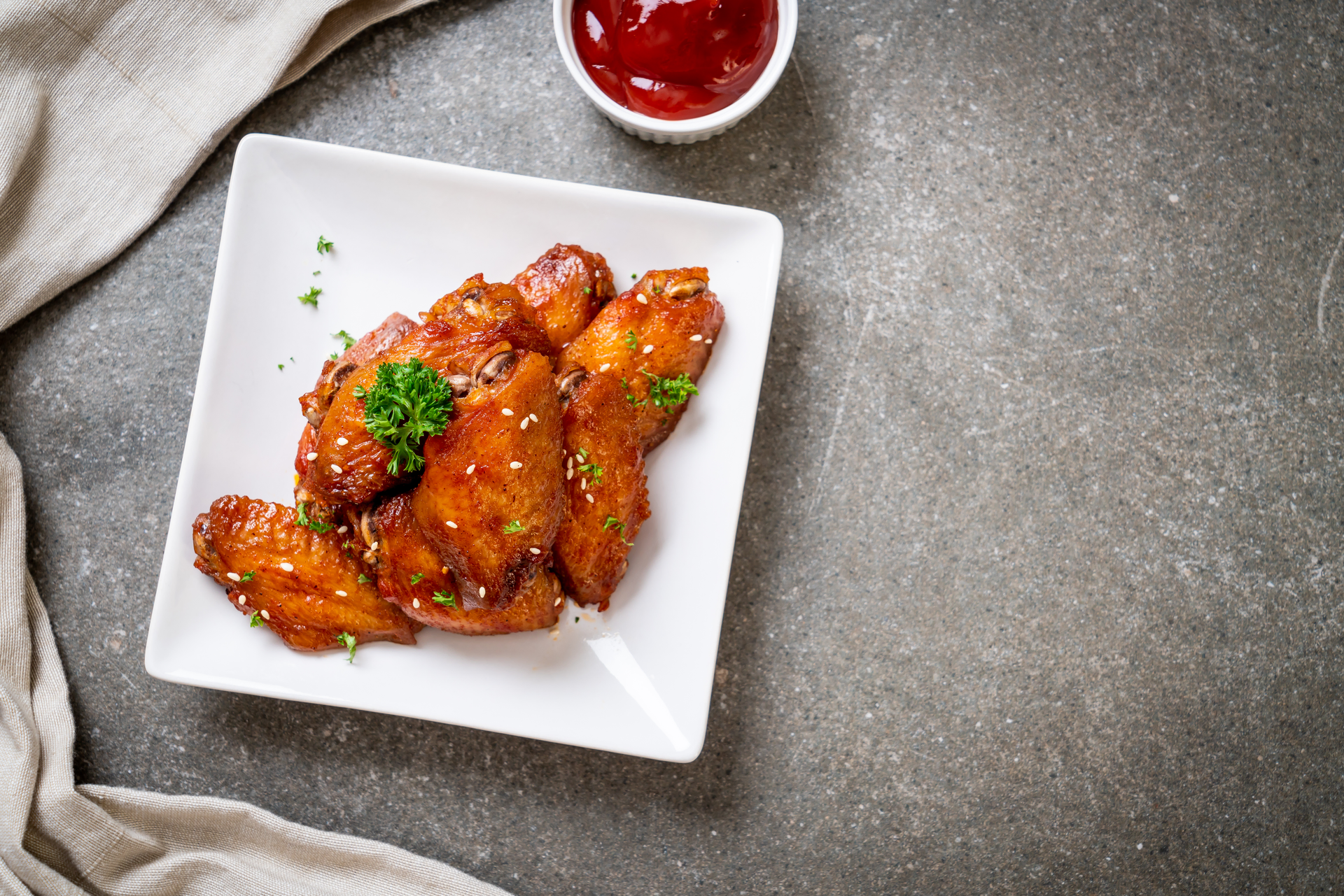 Korean Gochujang Chicken Wings