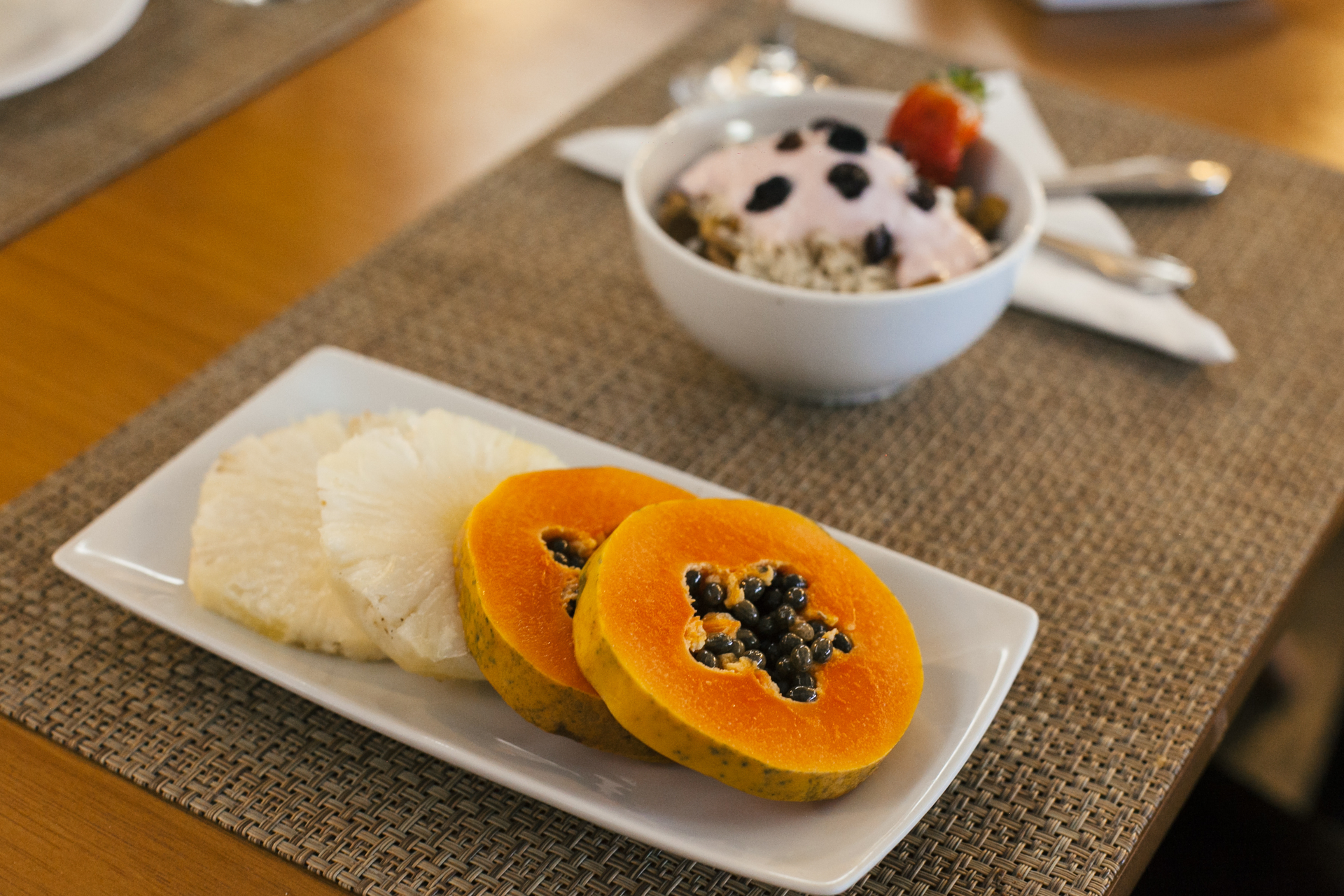 Korean Pumpkin Porridge (Hobakjuk) with Sweet Rice Ball Garnish