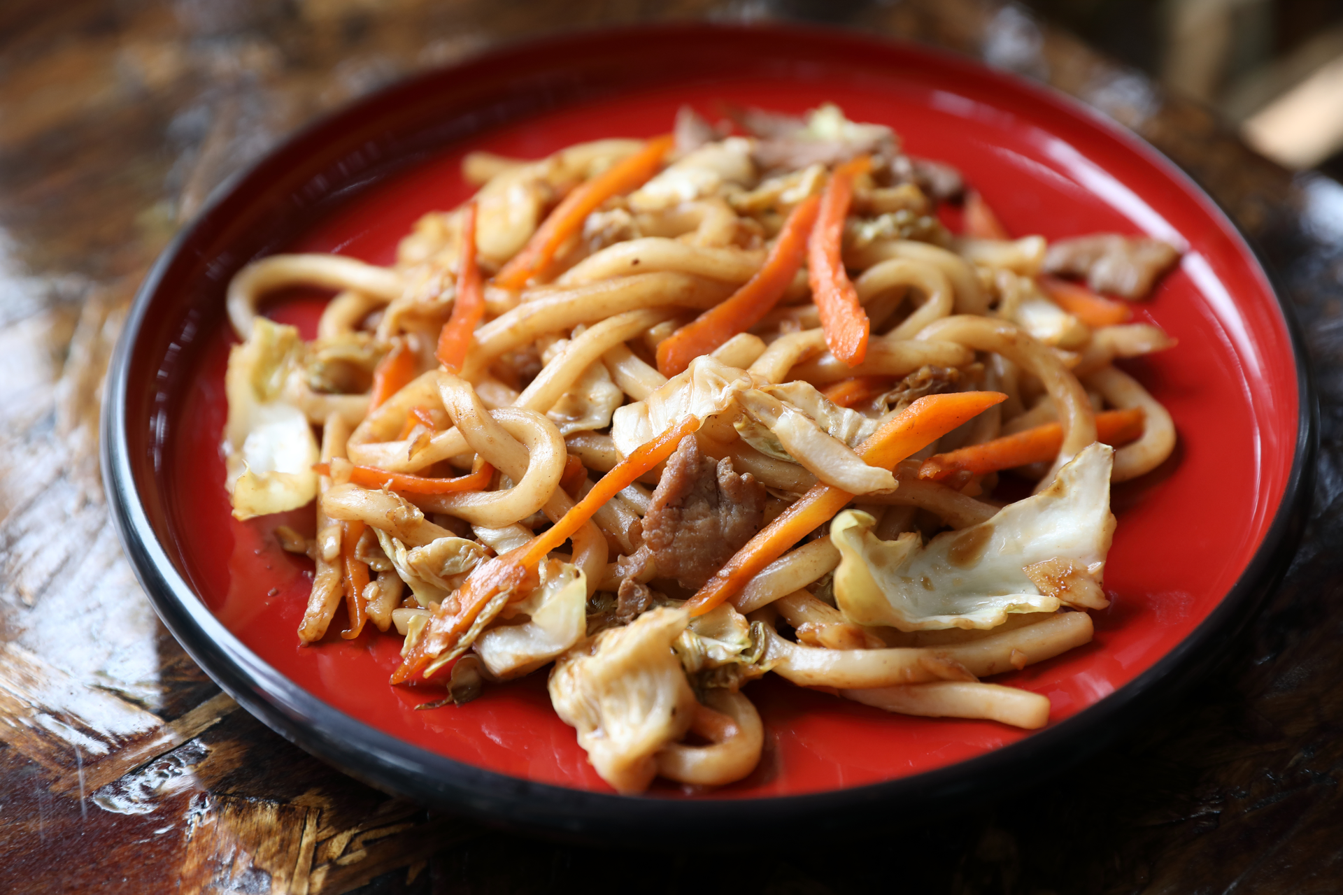 Korean Sweet Potato Glass Noodles with Minari and Mushrooms