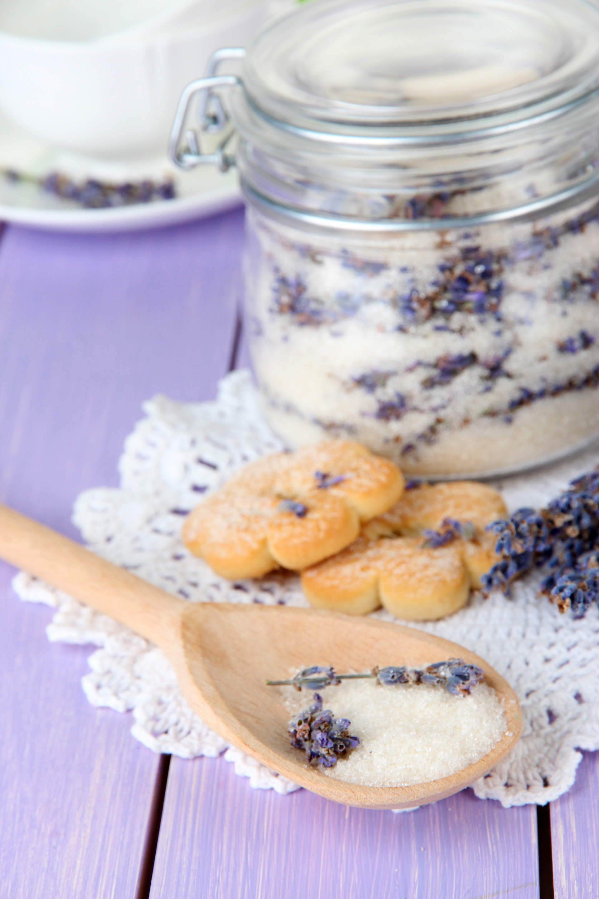 Lavender-Infused Provence Honey Madeleines