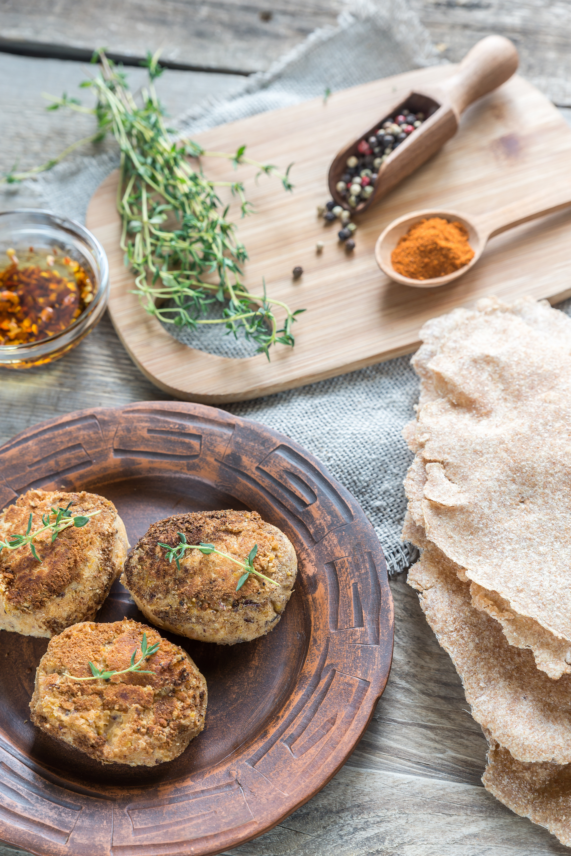 Lebanese Kibbeh Nayyeh With Fresh Mint and Olive Oil