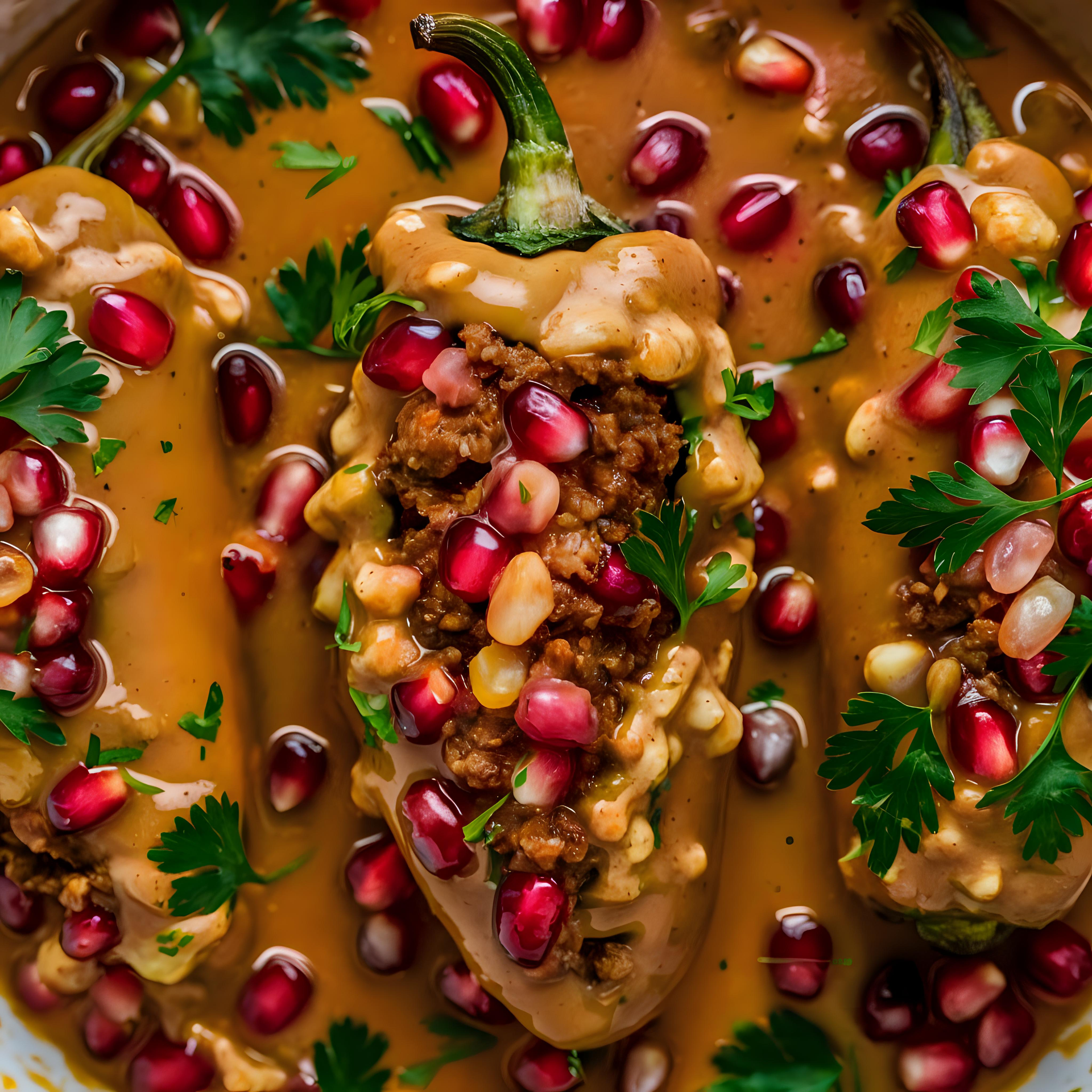 Lebanese Pomegranate-Glazed Chicken with Chickpea Couscous