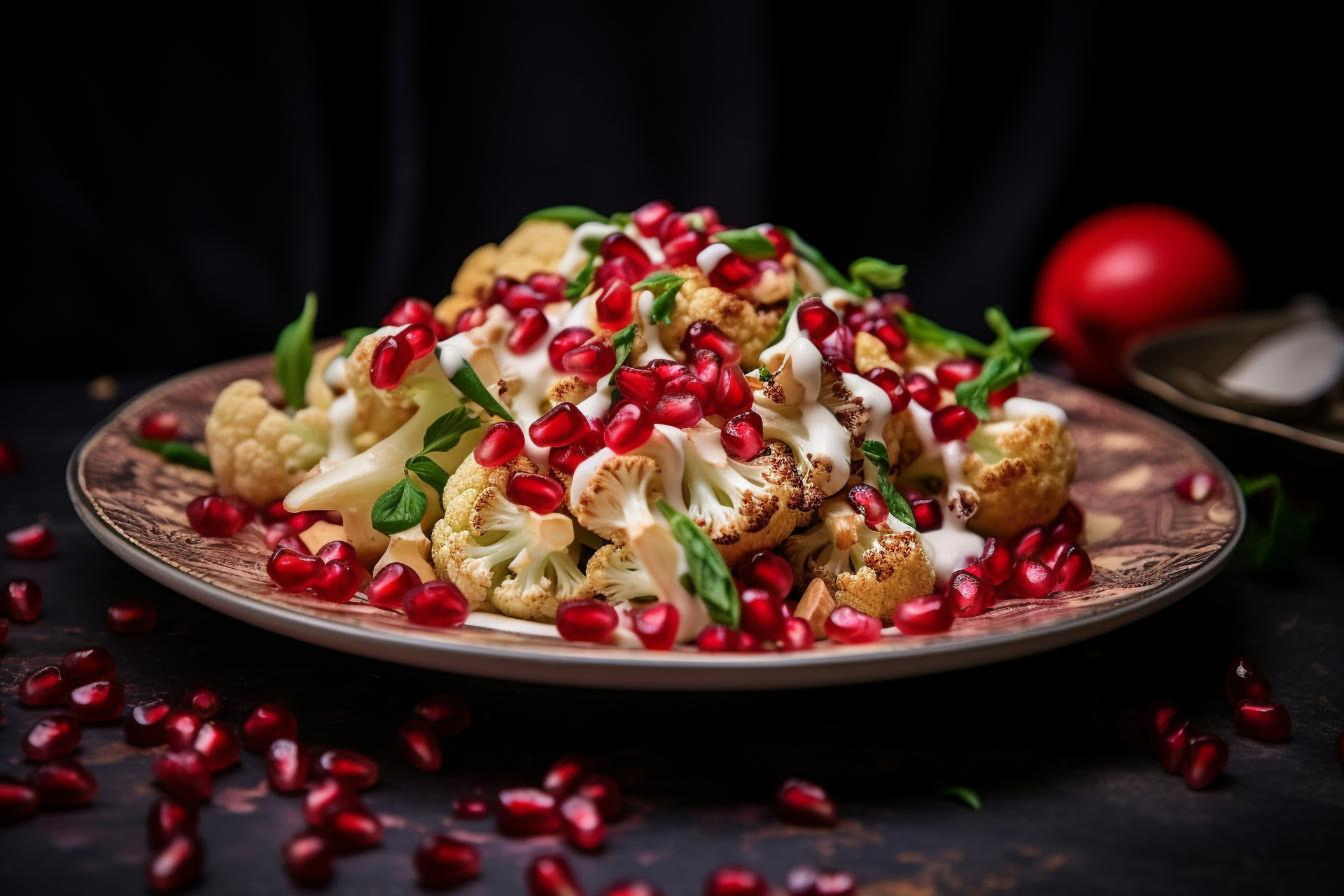 Lebanese Pomegranate-Glazed Chicken with Chickpea Couscous