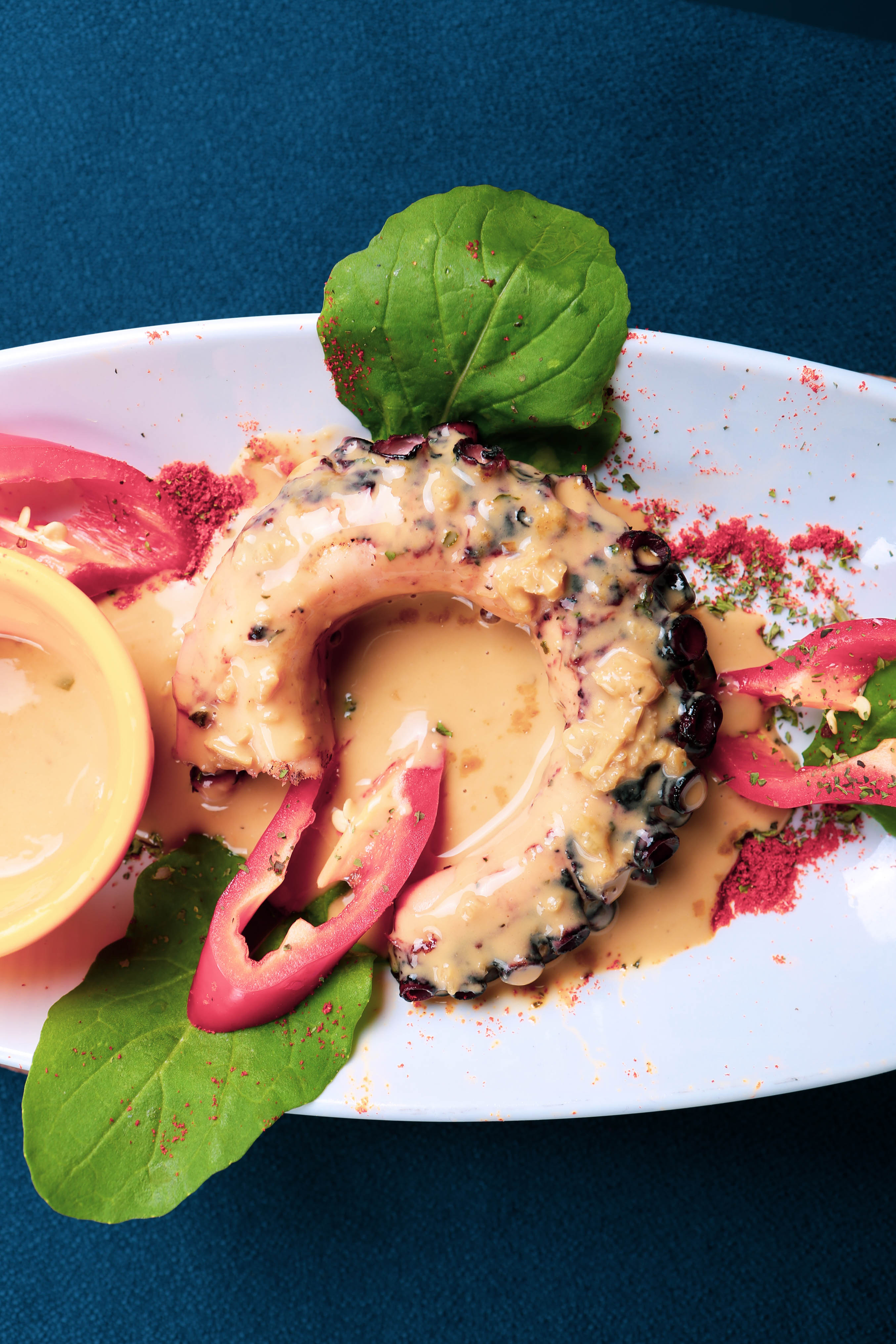 Lemon-Thyme Grilled Greek Octopus with Ouzo Splash