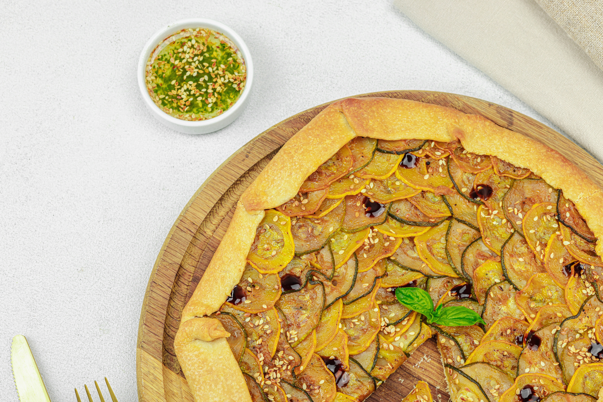 Lemony Mediterranean Artichoke and Olive Tart