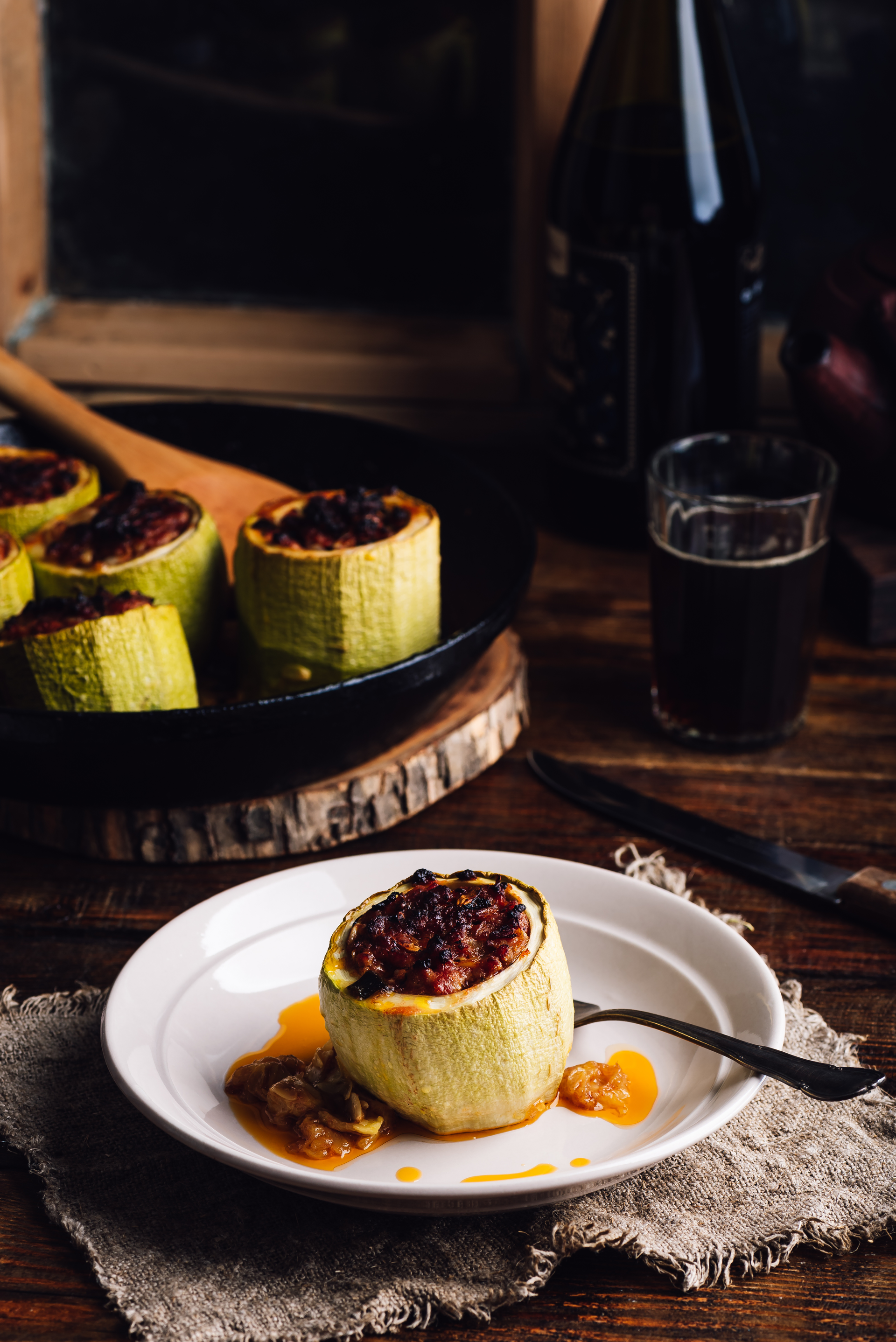 Luscious Irish Black Pudding with Apple Compote