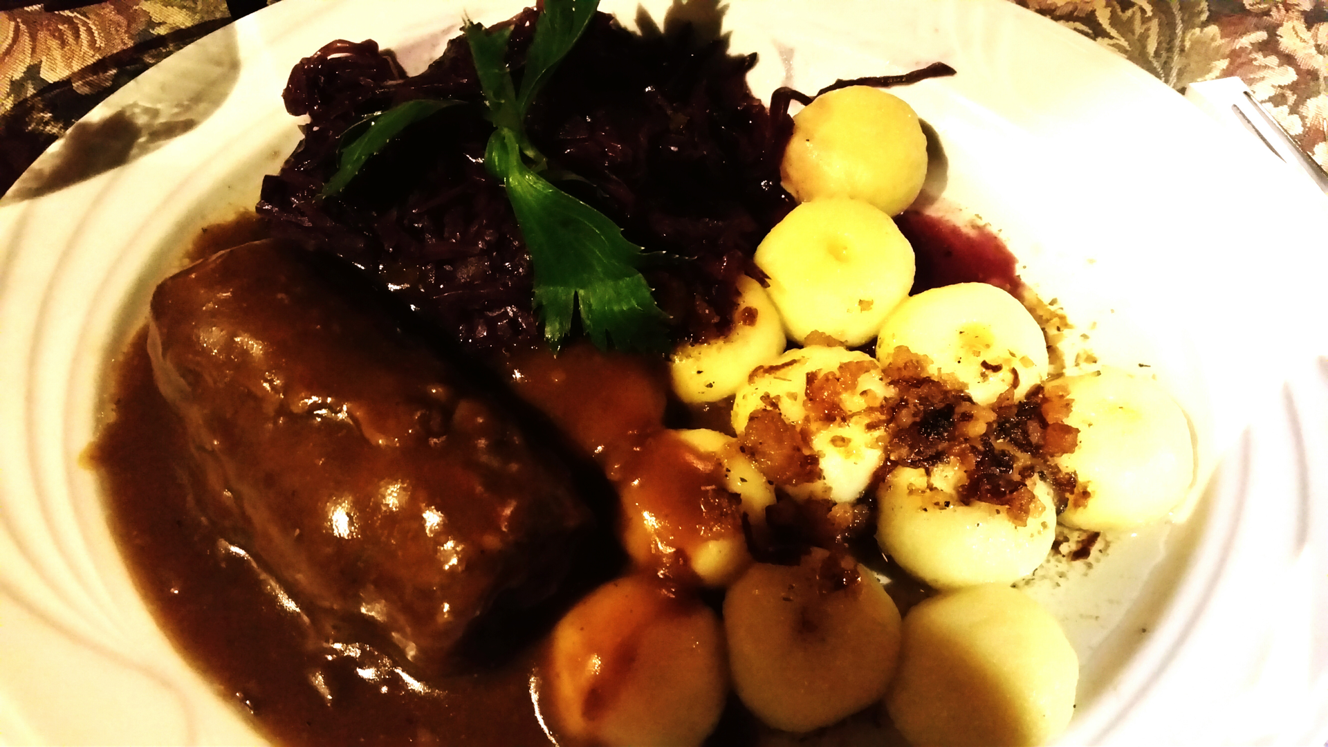 Luscious Irish Black Pudding with Apple Compote