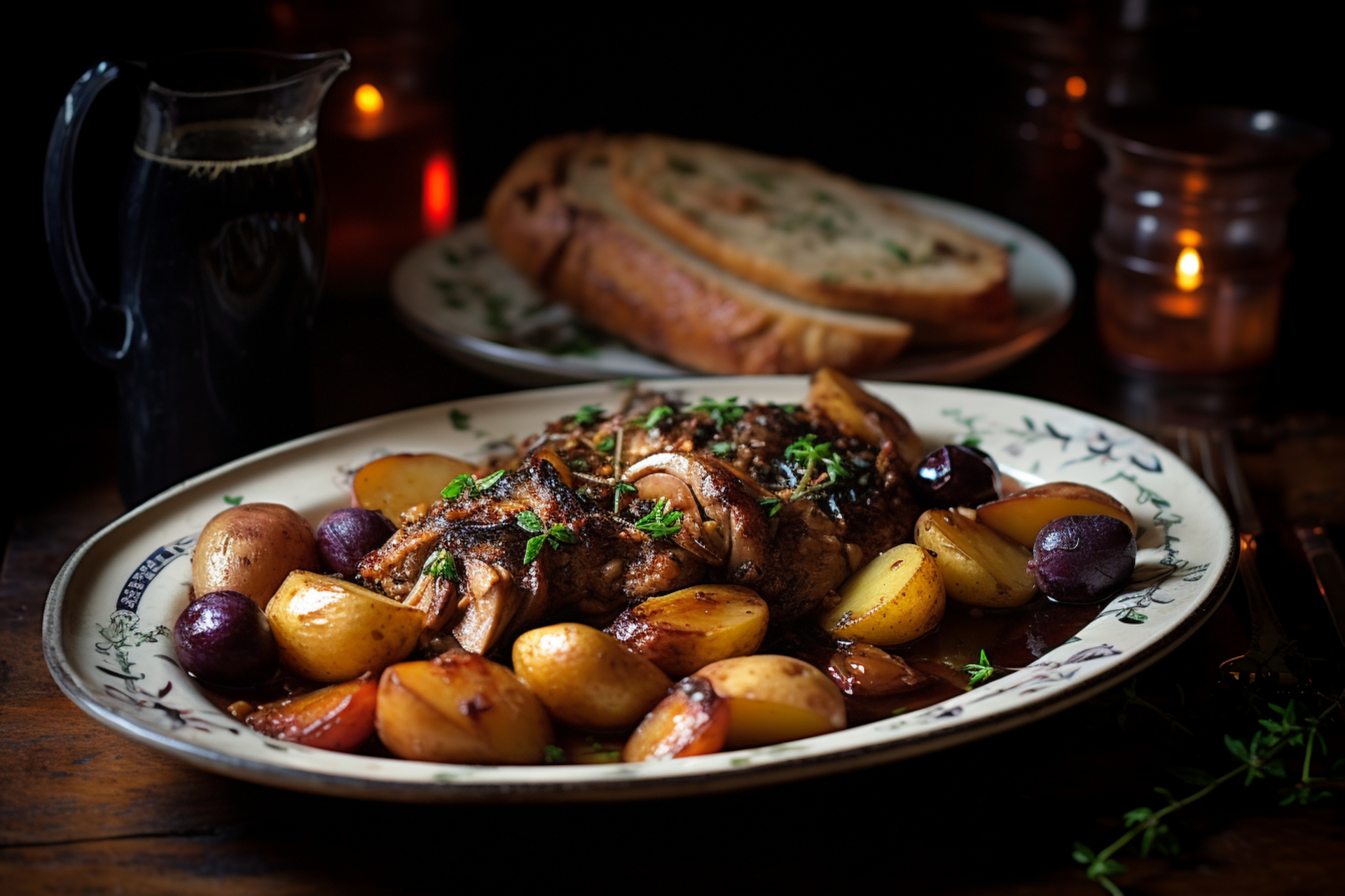 Luxurious French Duck Confit Poutine with Truffle Oil