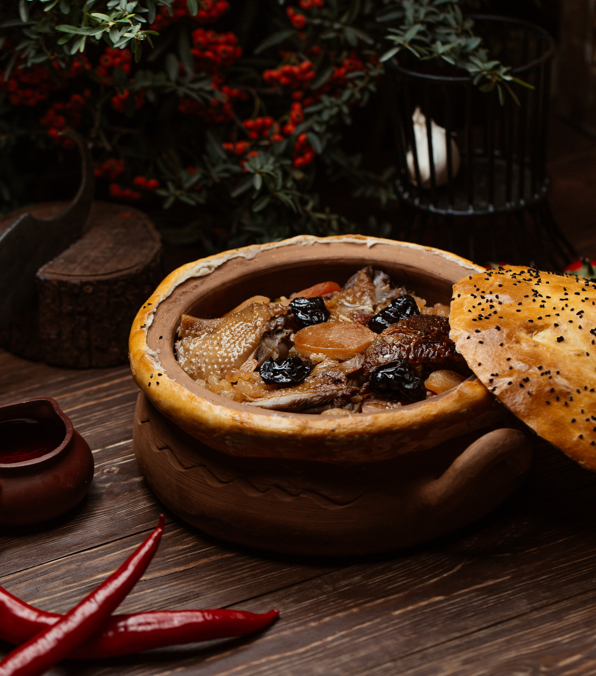 Luxurious Moroccan Lamb Tagine with Prunes and Almonds