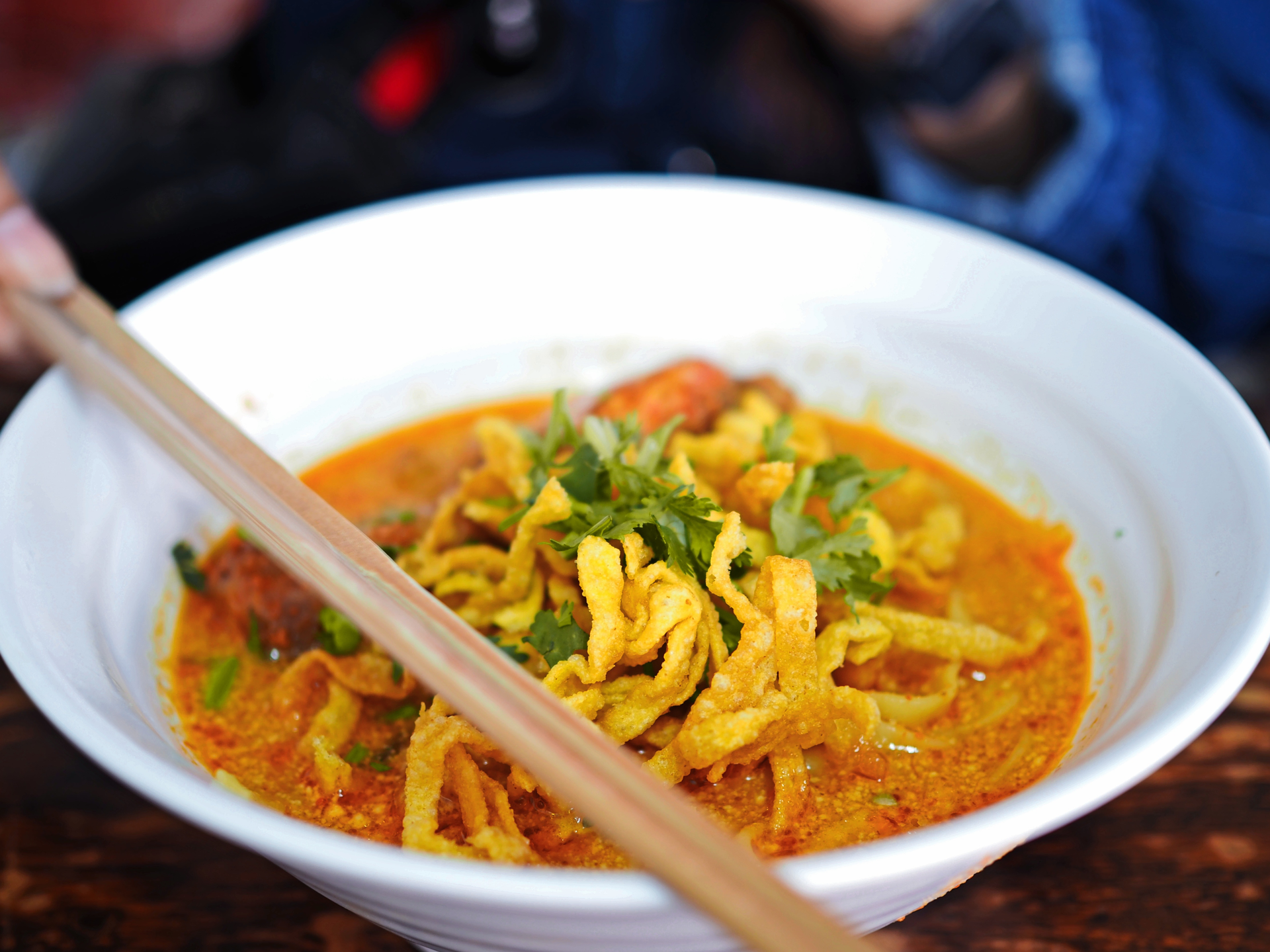 Malaysian Curry Mee with Yellow Noodles and Tofu