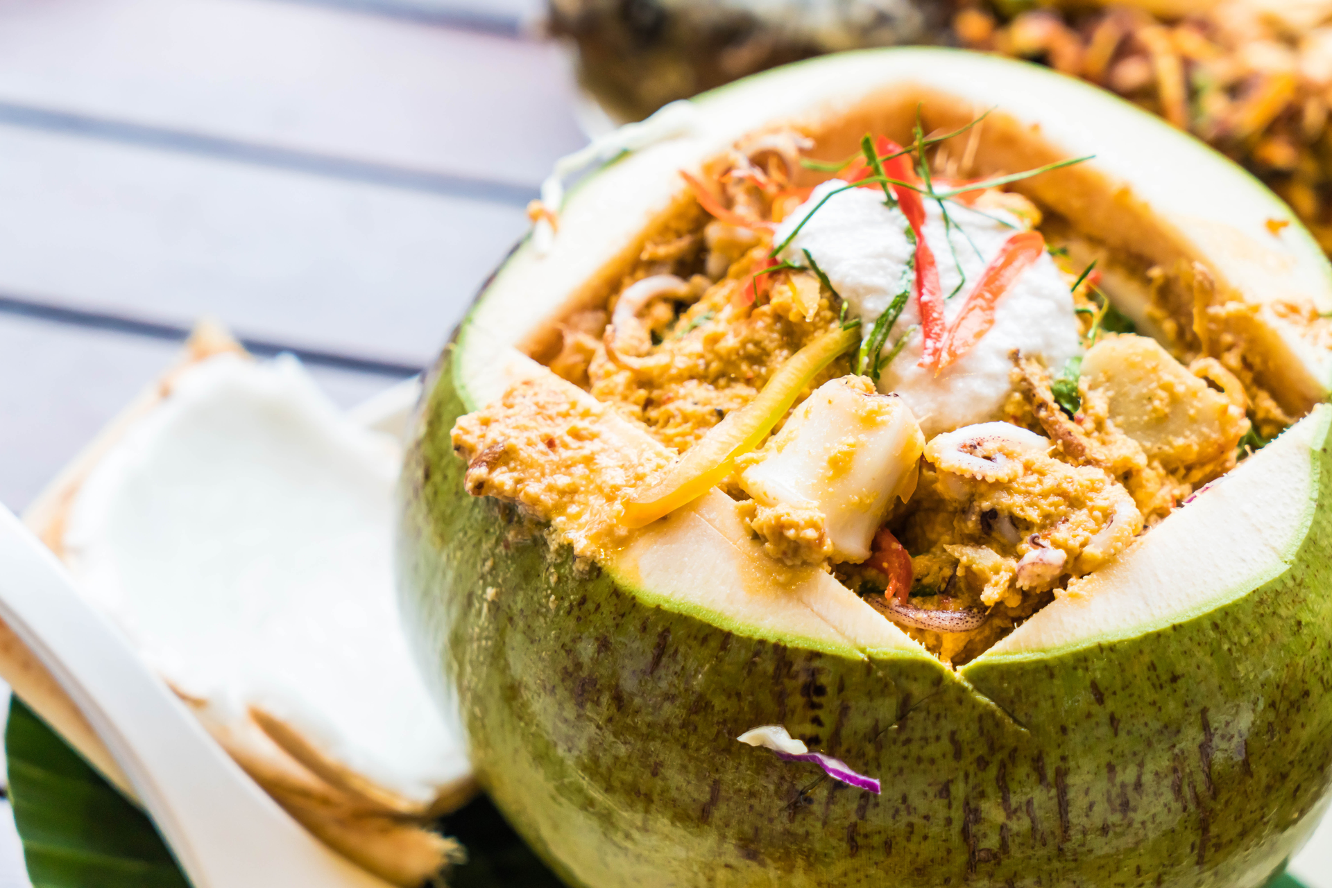 Maldives Mas Huni with Grated Coconut and Tuna