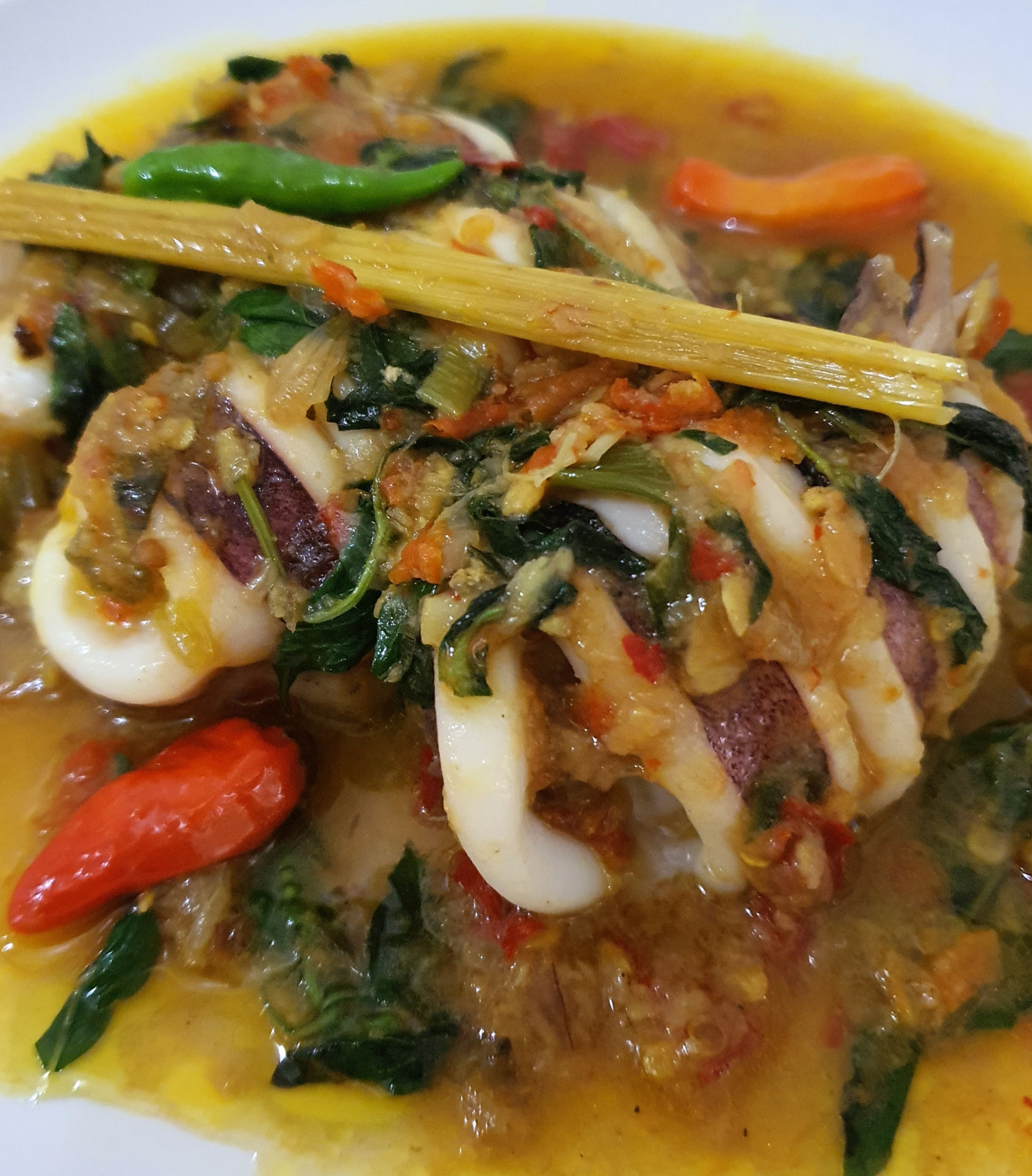 Mauritian Octopus Curry with Turmeric and Coconut