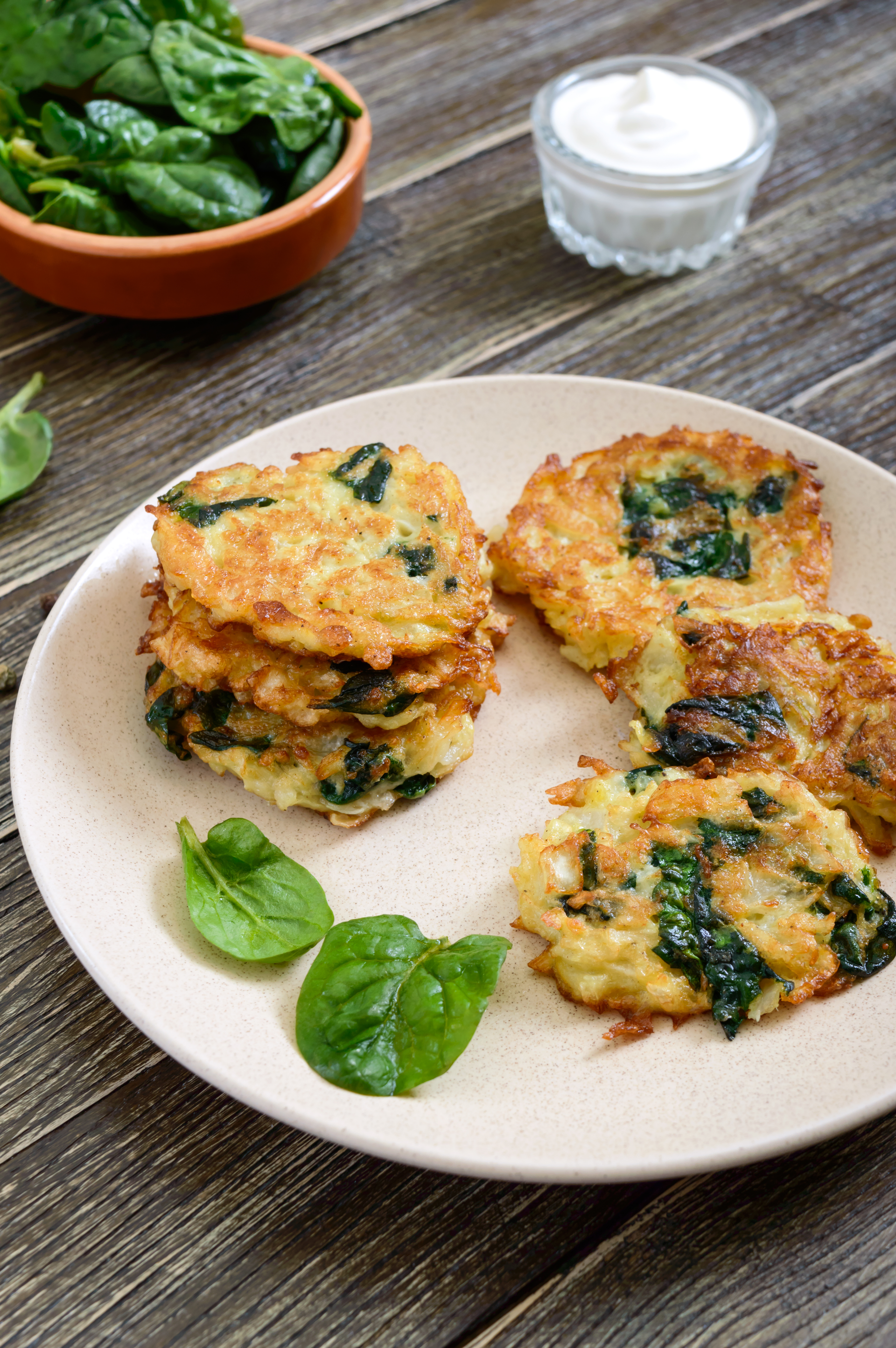 Mediterranean Zucchini Fritters with Feta and Mint