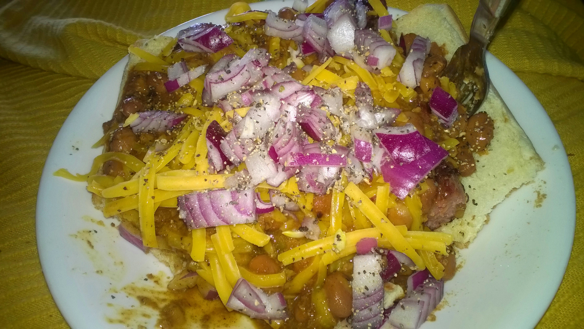 Mexican Tlayuda with Refried Beans and Oaxacan Cheese