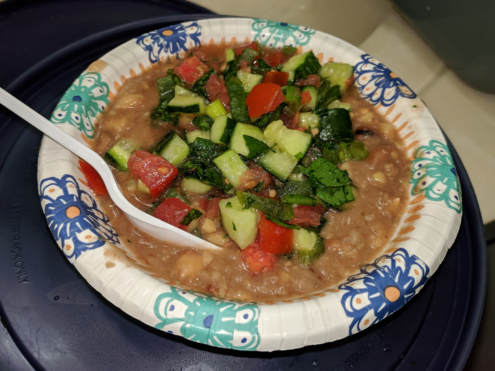 Middle Eastern Fava Bean Ful Medames with Tahini and Lemon