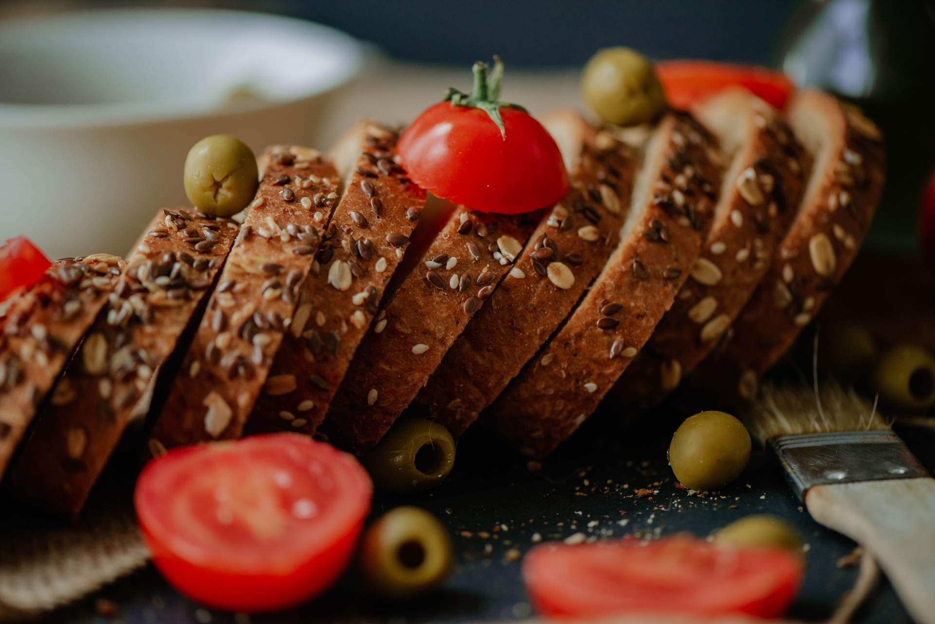 Middle Eastern Za'atar Spiced Lentil Loaf with Pomegranate Glaze