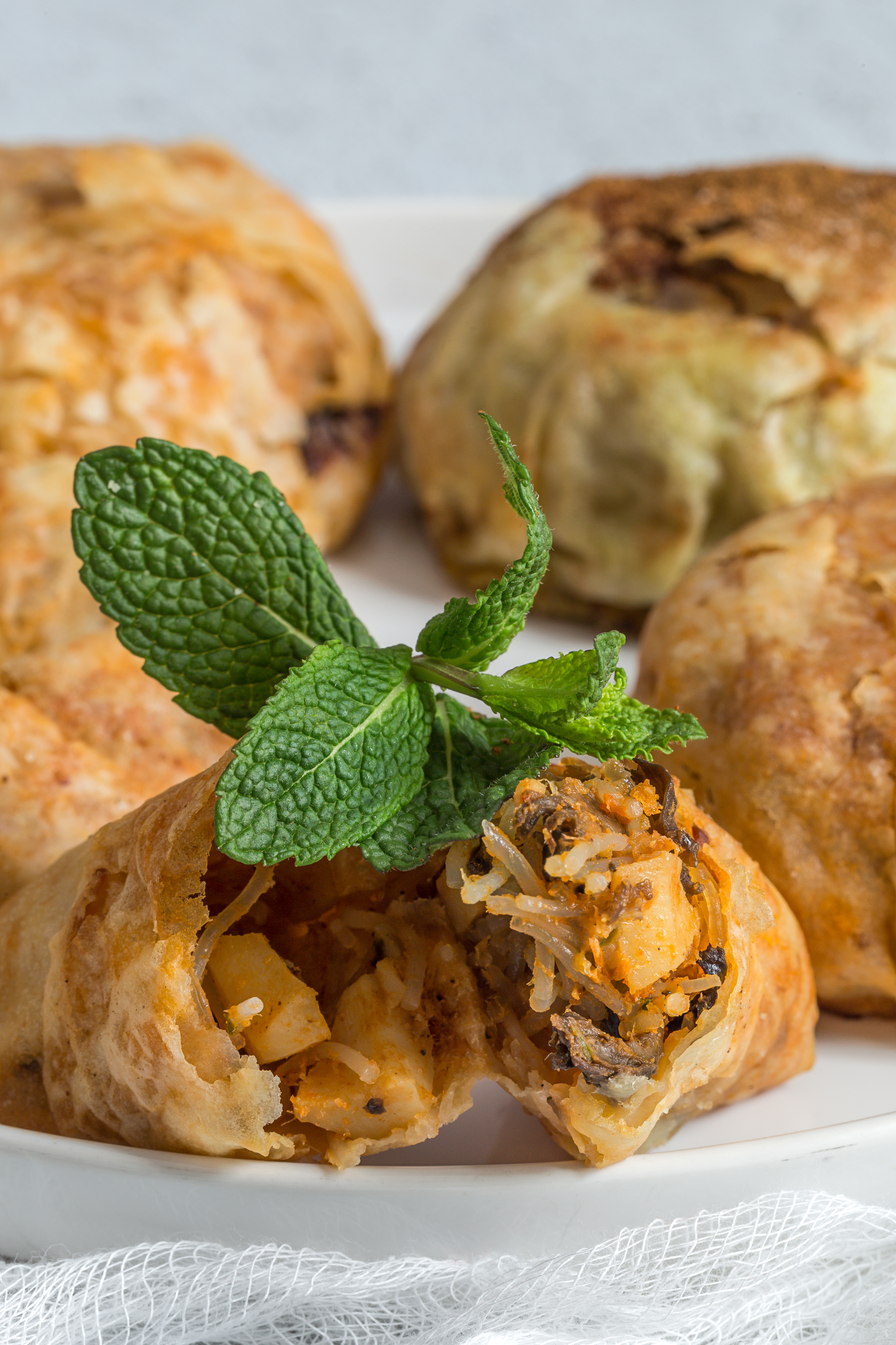 Moroccan Anise Briouats with Honey Glaze