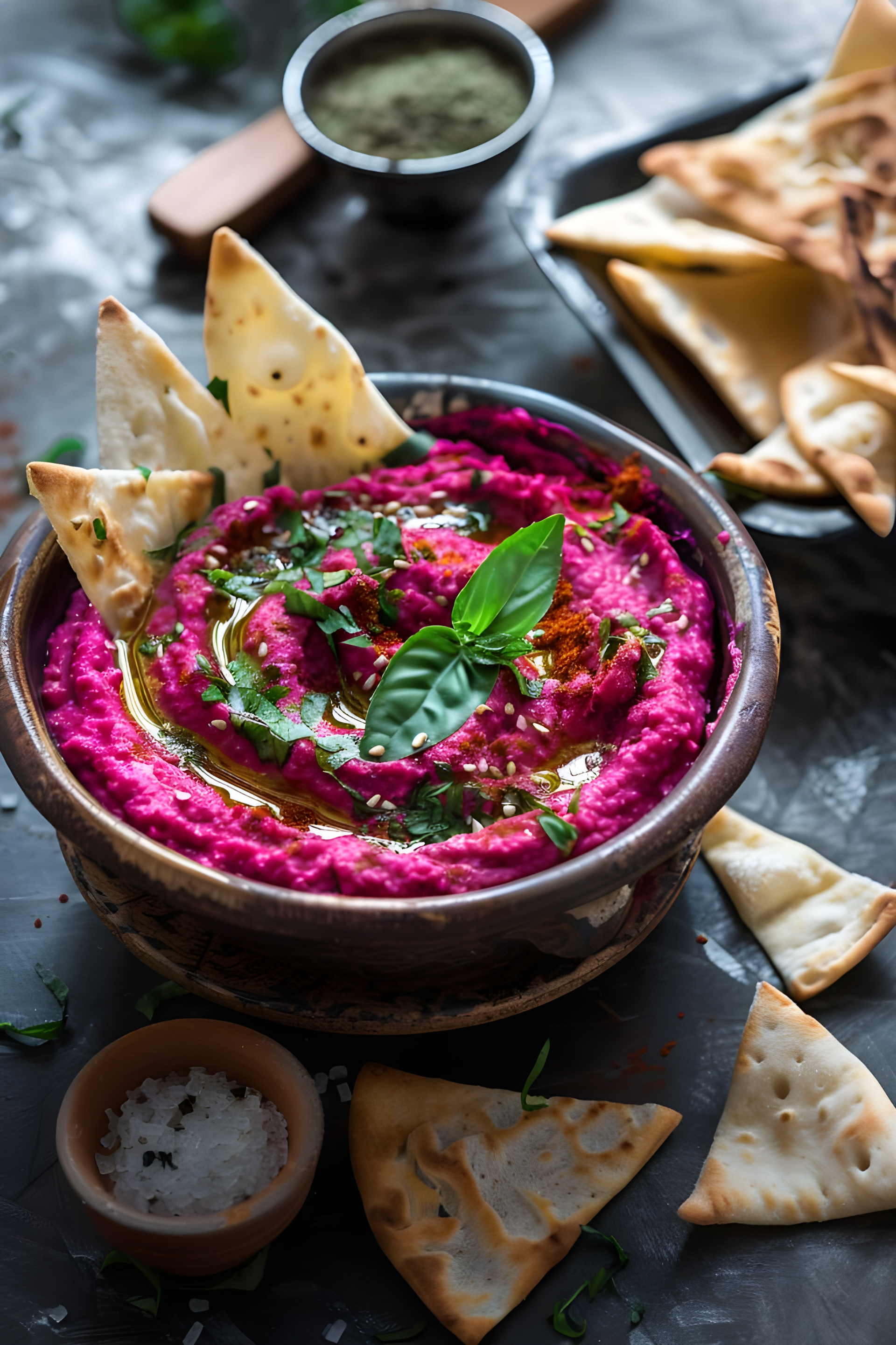 Moroccan Beetroot Fatteh with Preserved Lemons and Spice