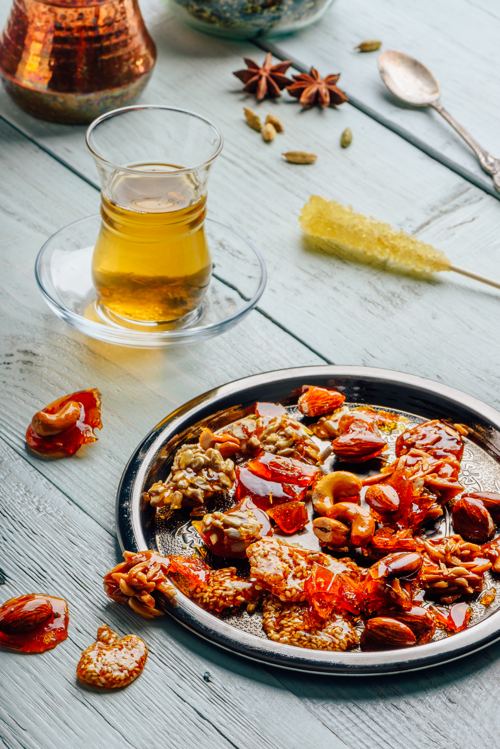 Moroccan Date and Harissa Chicken with Toasted Almonds