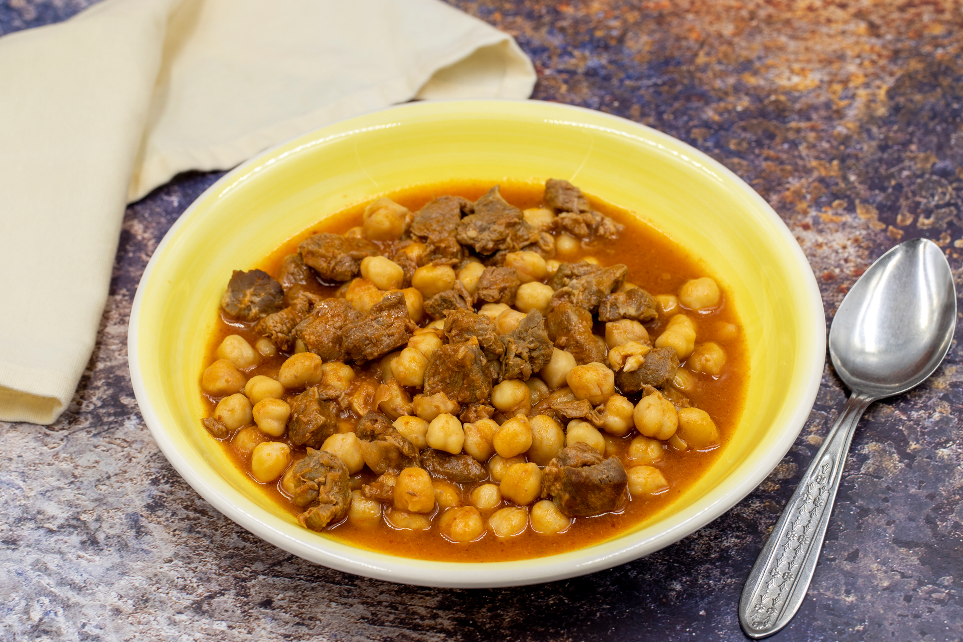 Moroccan Lamb Harira with Chickpeas and Cinnamon