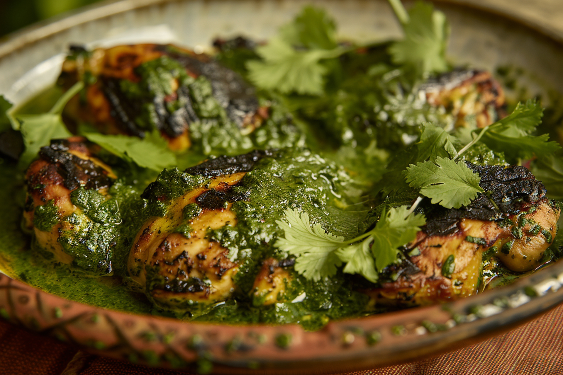 Moroccan Lemon Chicken with Preserved Lime and Coriander
