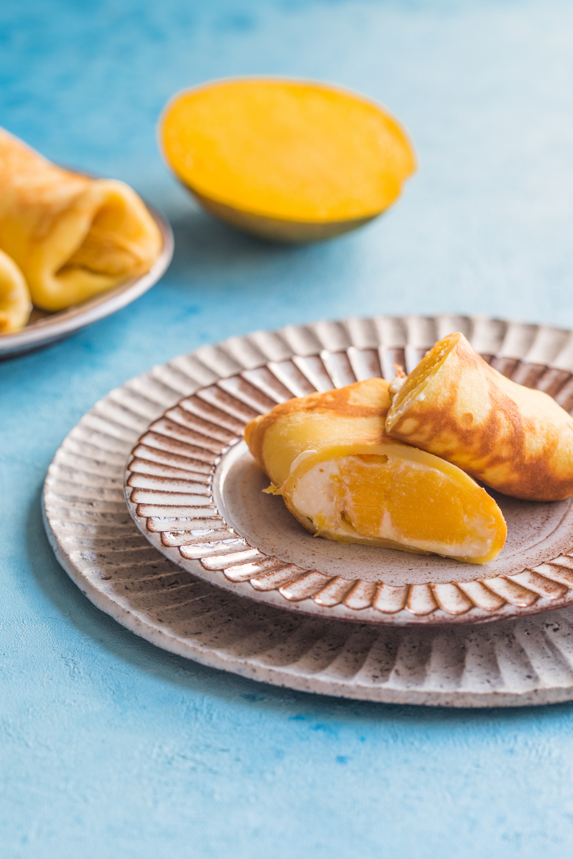 Moroccan Orange Blossom Briouat with Almond Filling