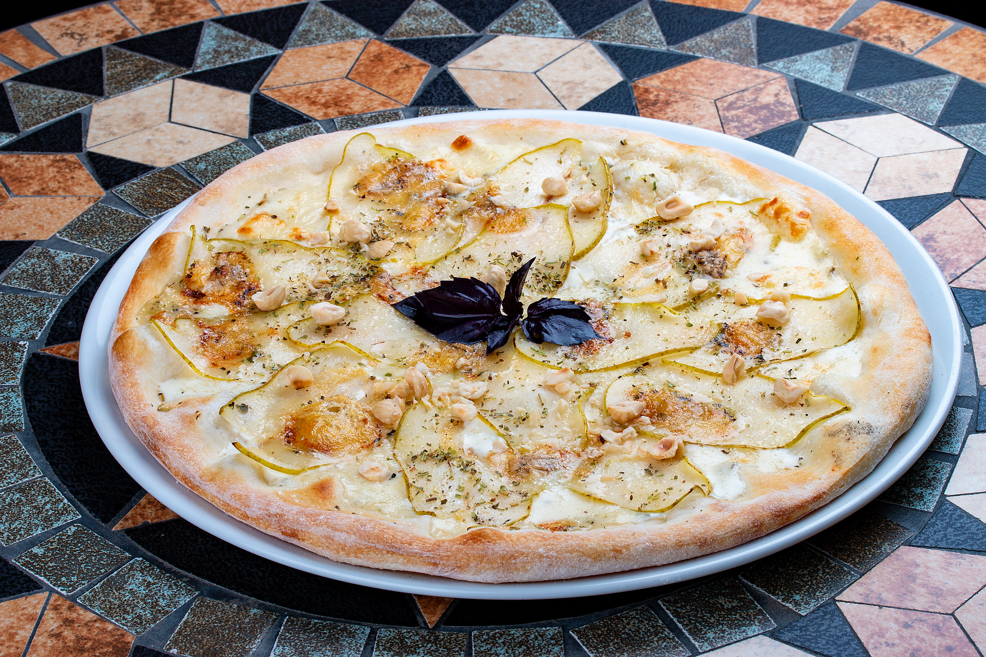 Moroccan Preserved Lemon and Olive Chicken Pizza