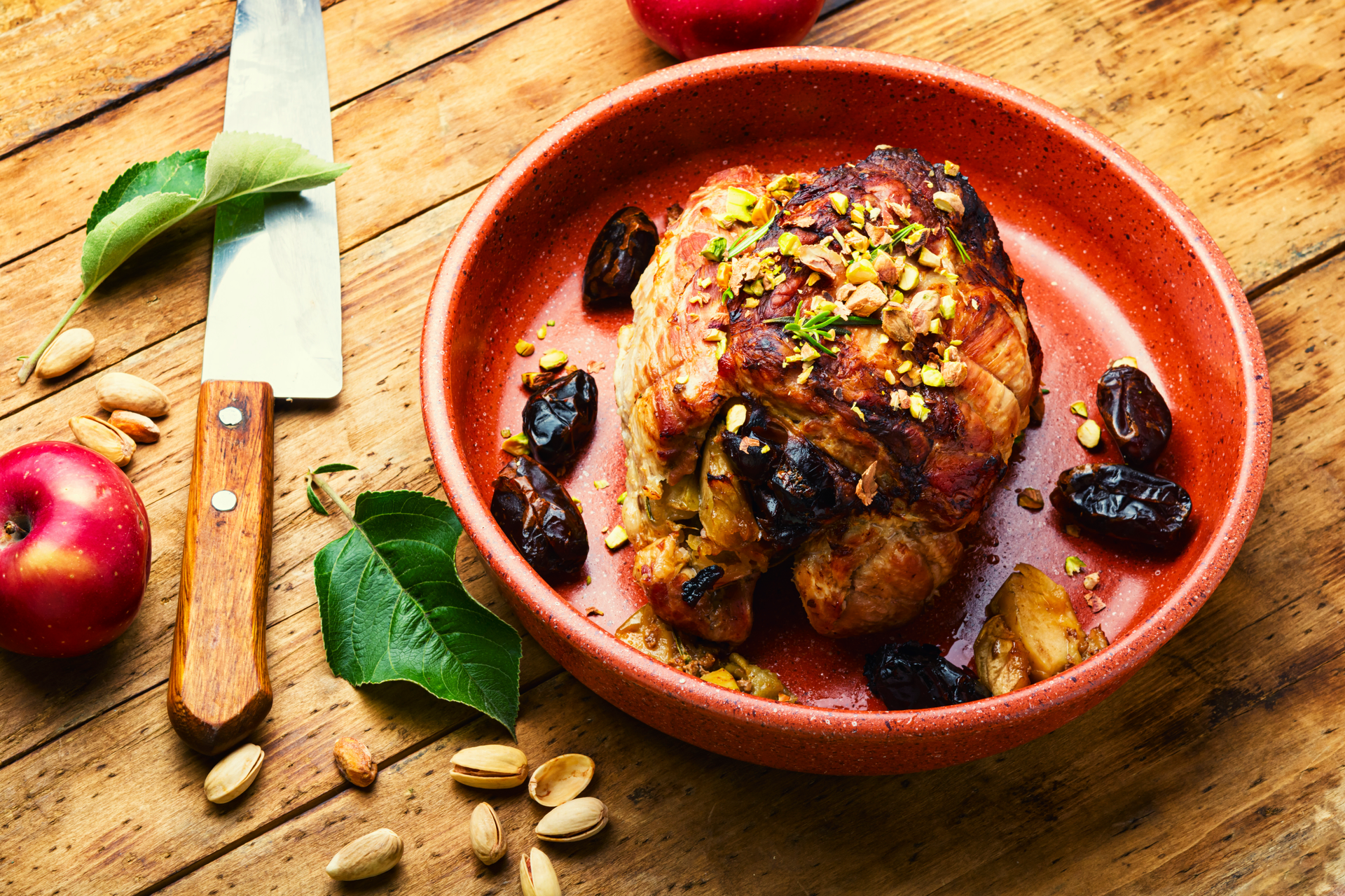 Moroccan Spiced Chicken with Date and Olive Relish