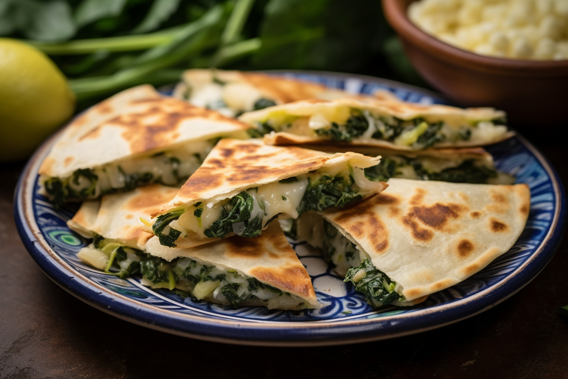 Moroccan Spinach and Feta Hand Pies with Harissa