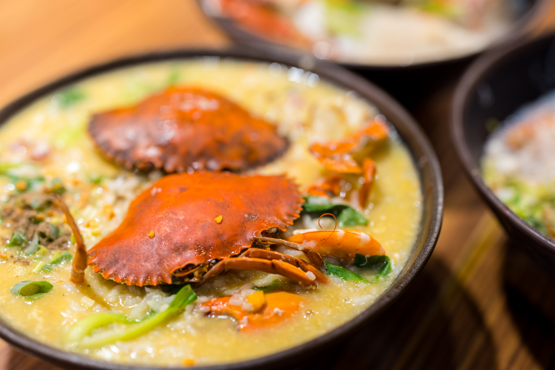 Mozambique Curry Crab Soup with Coconut Ginger