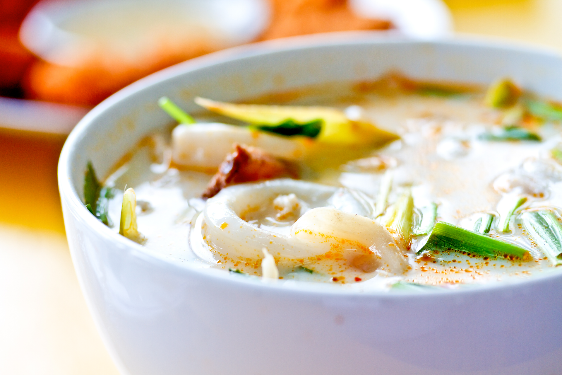 Nigerian Tiger Nut Milk Soup with Spicy Catfish