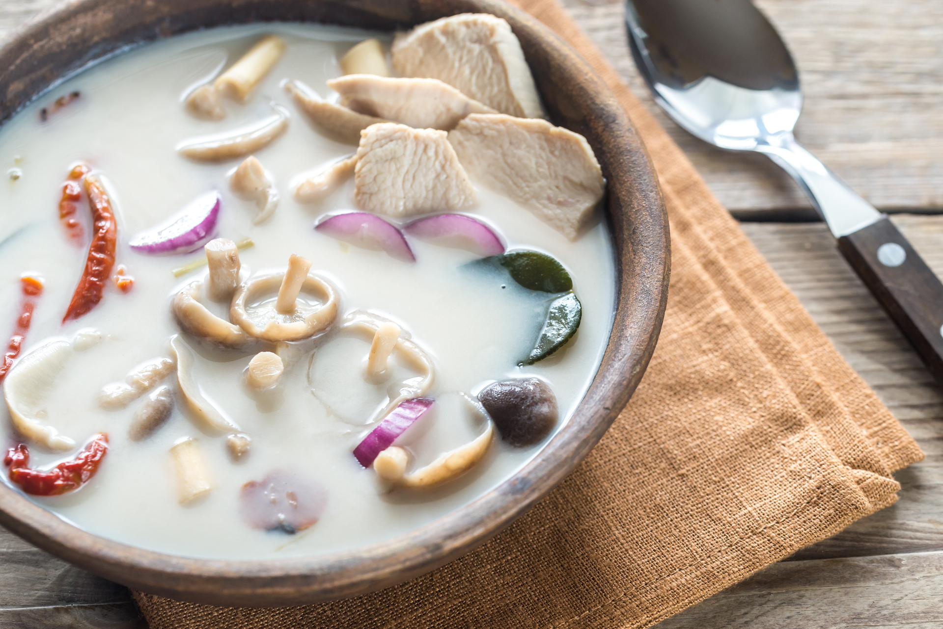 Nigerian Tiger Nut Milk Soup with Spicy Catfish