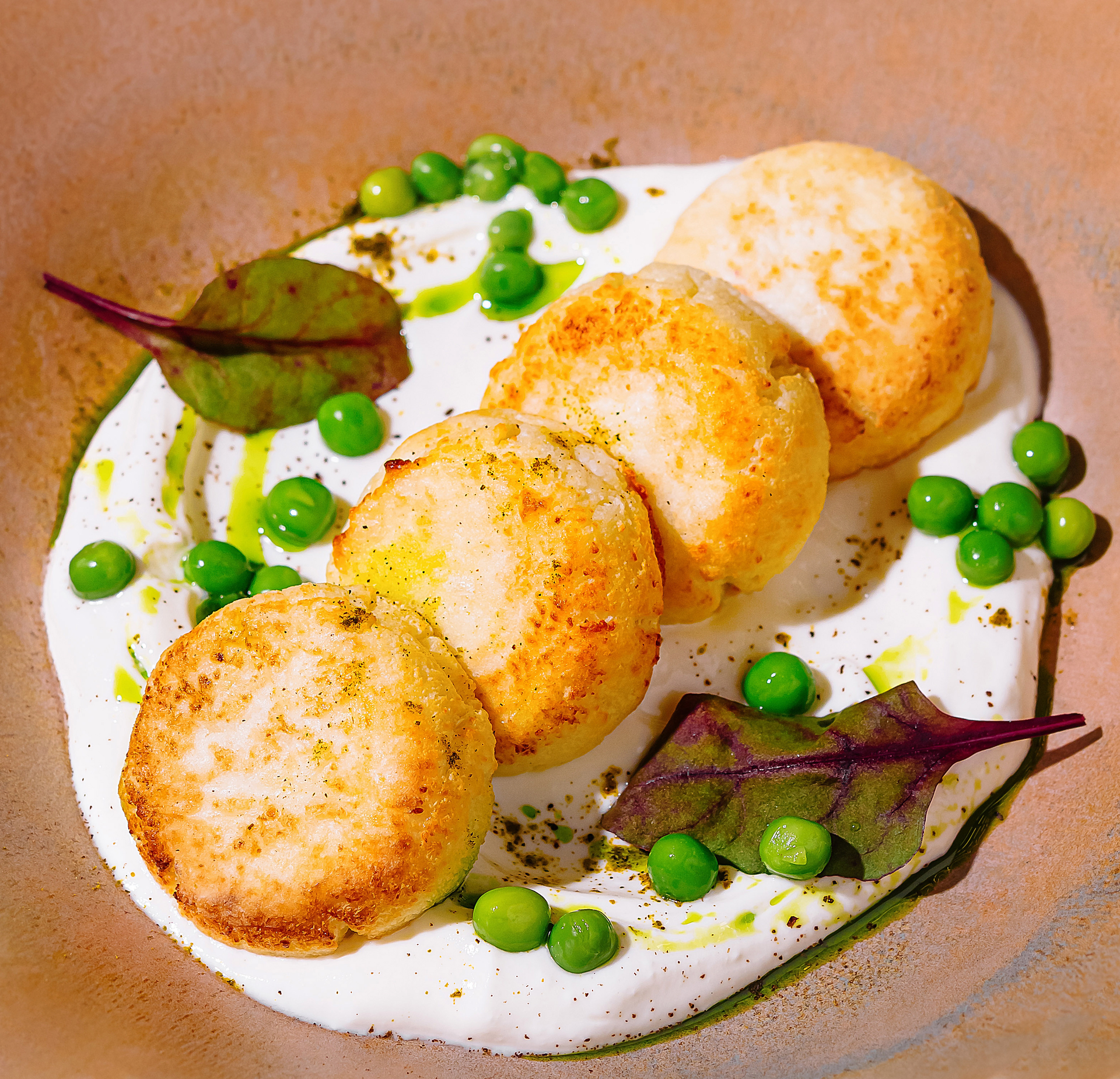 Norwegian Fiskeboller with White Sauce and Peas