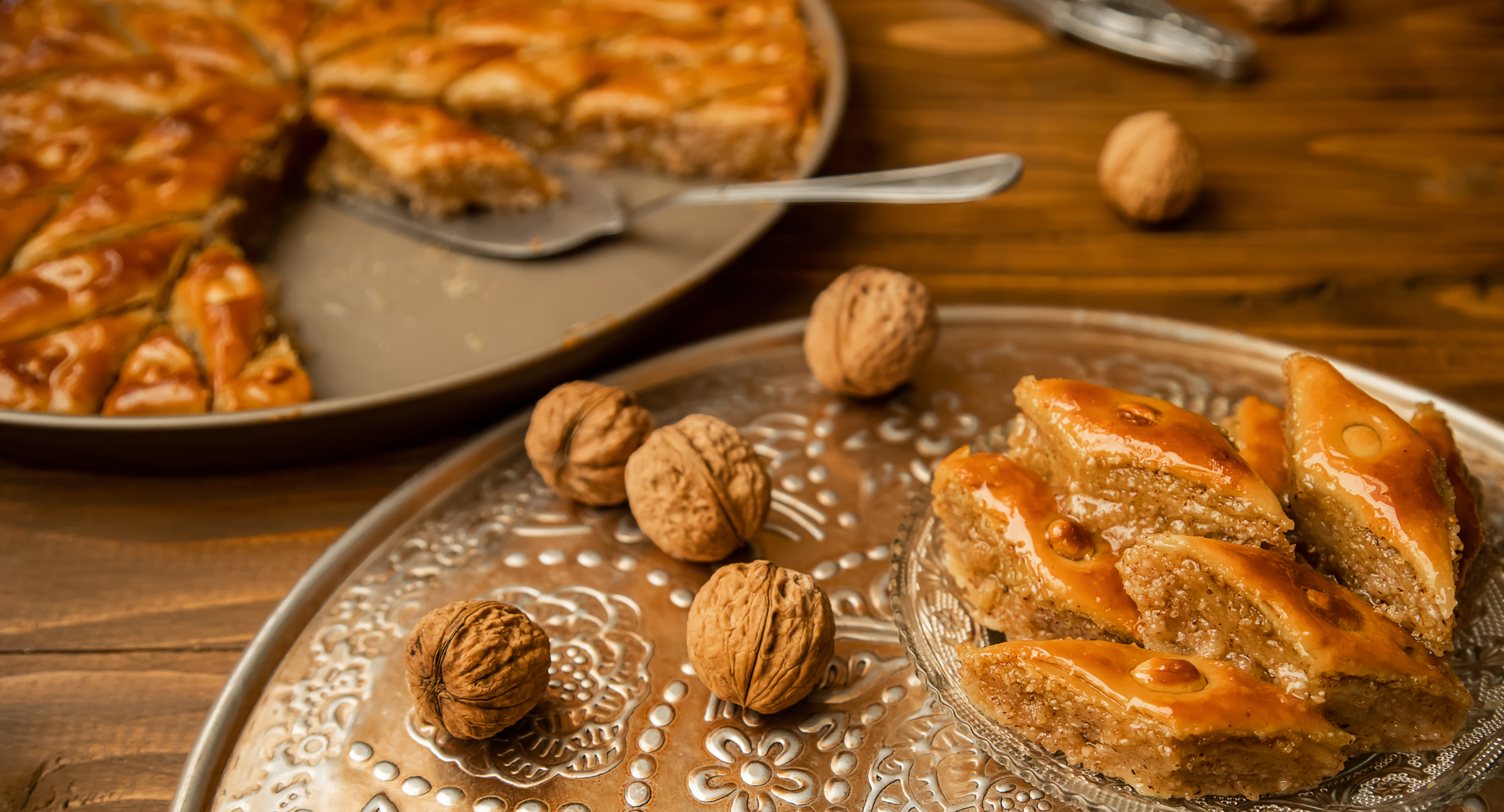 Nutty Armenian Gata Pastry with Walnut Filling