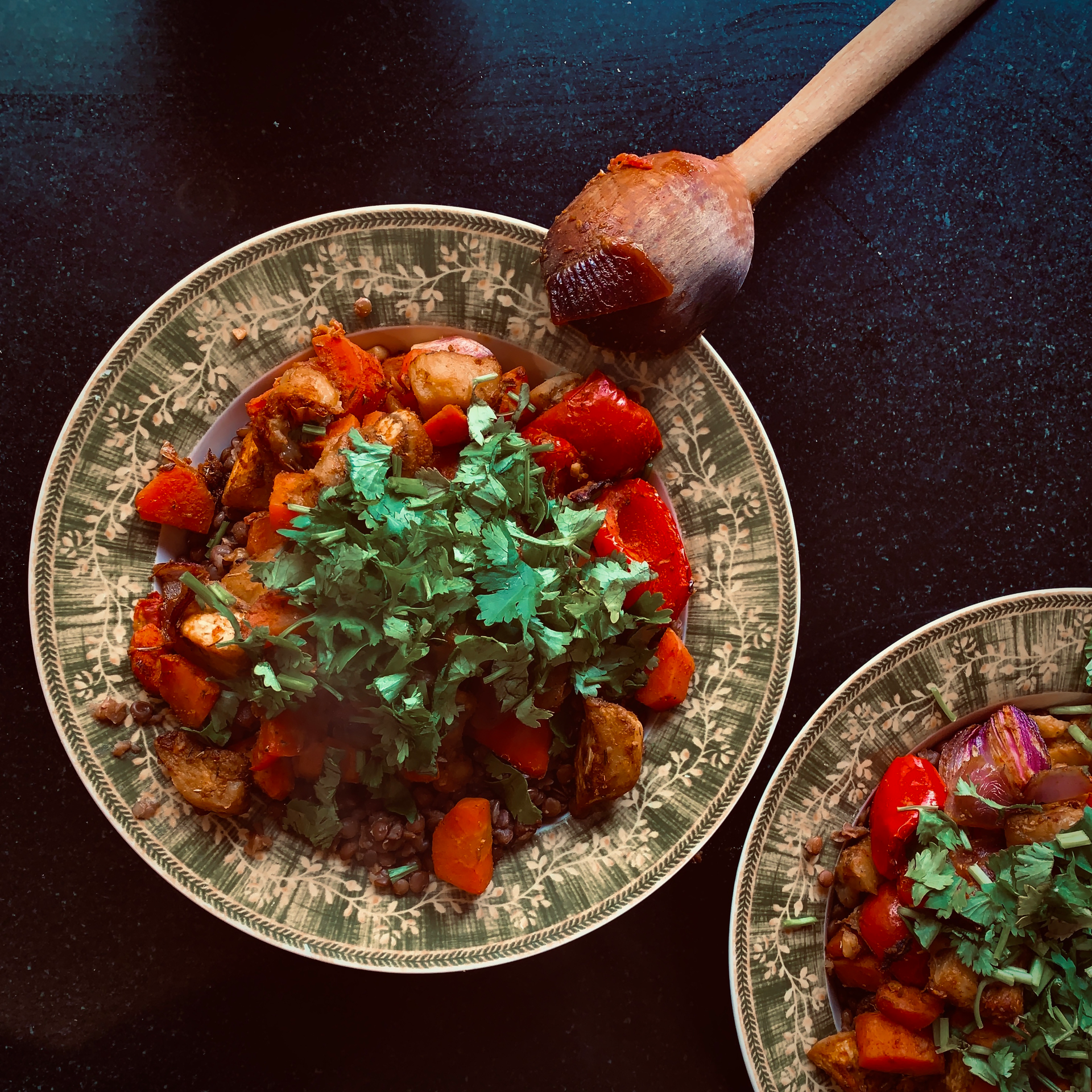 Palestinian Maftoul with Warm Spices and Vegetables