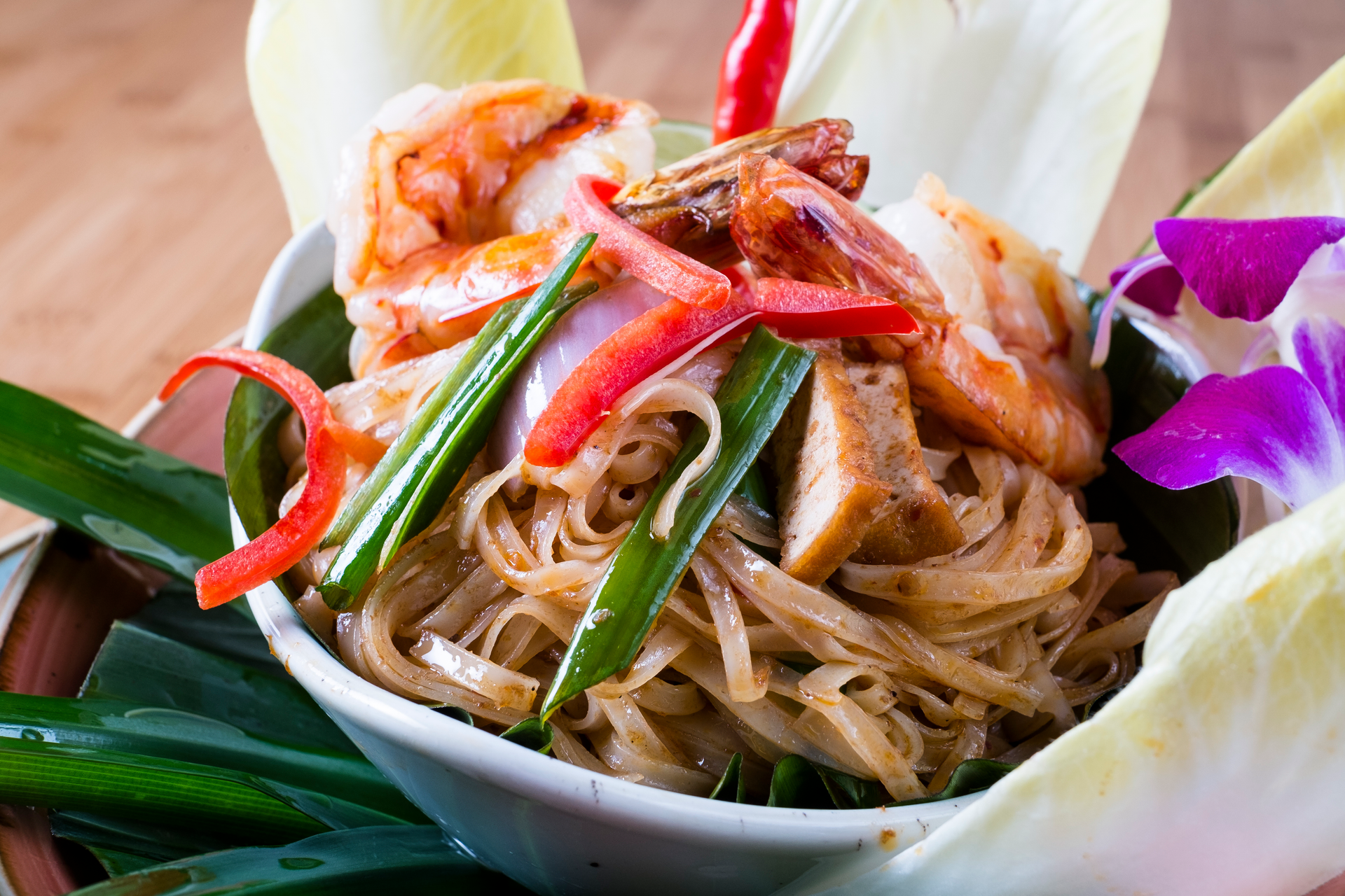 Pancit Malabon with Shrimp and Pork