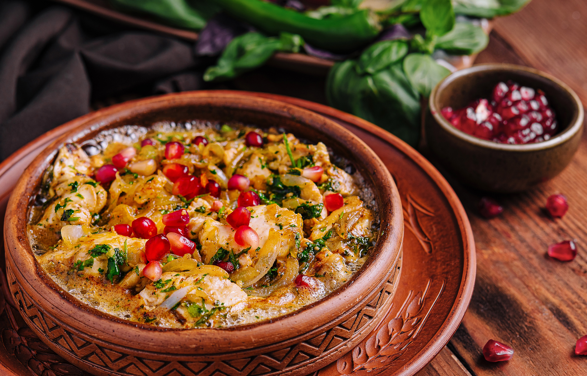 Persian Aash Reshteh with Chickpeas and Fresh Herbs