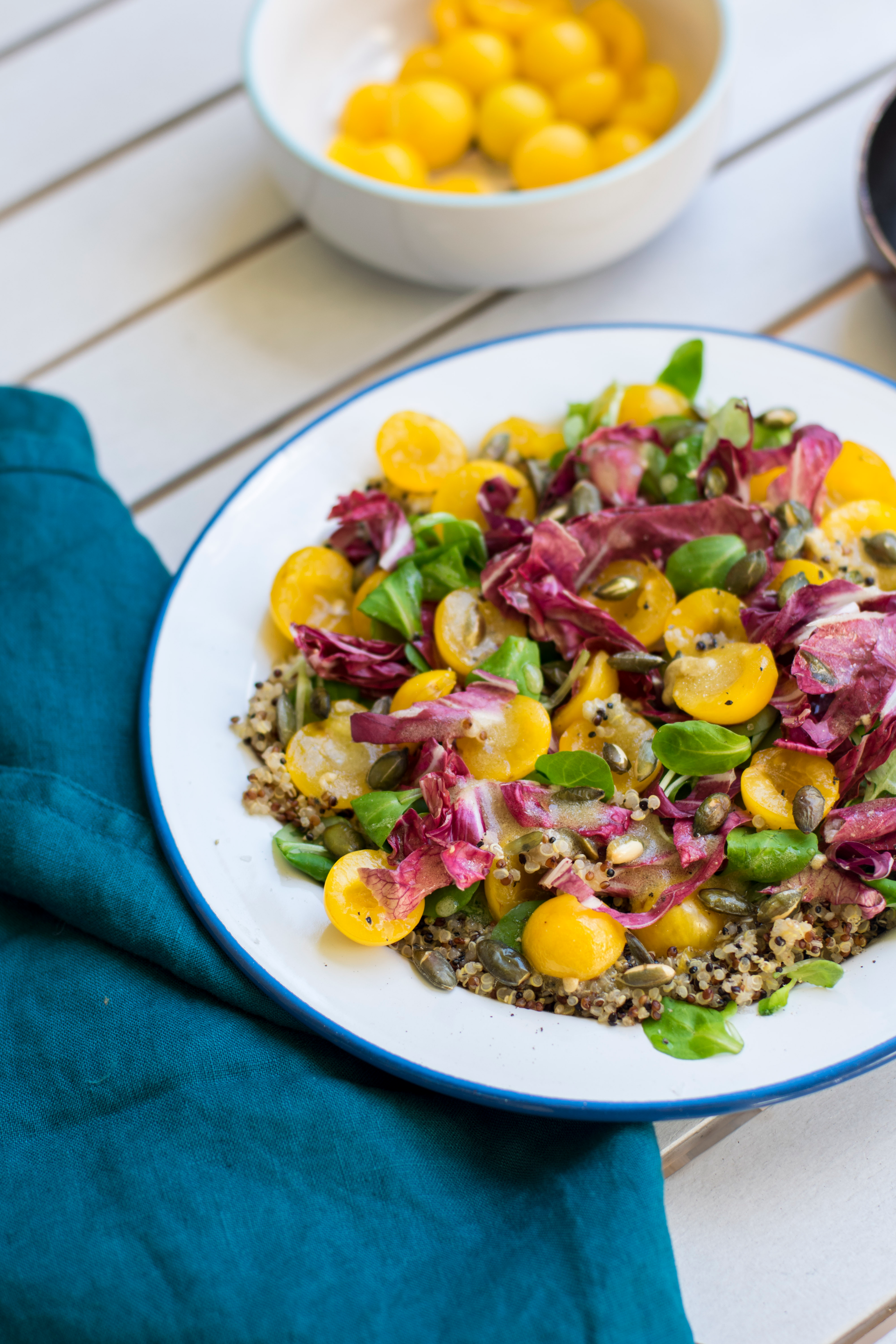 Peruvian Avocado and Sweet Corn Salad with Quinoa