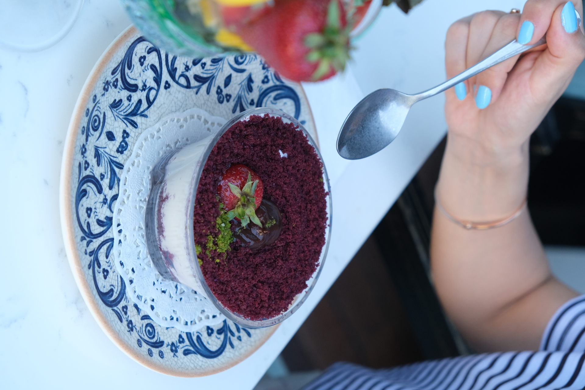 Peruvian Purple Corn Pudding with Cinnamon and Cloves