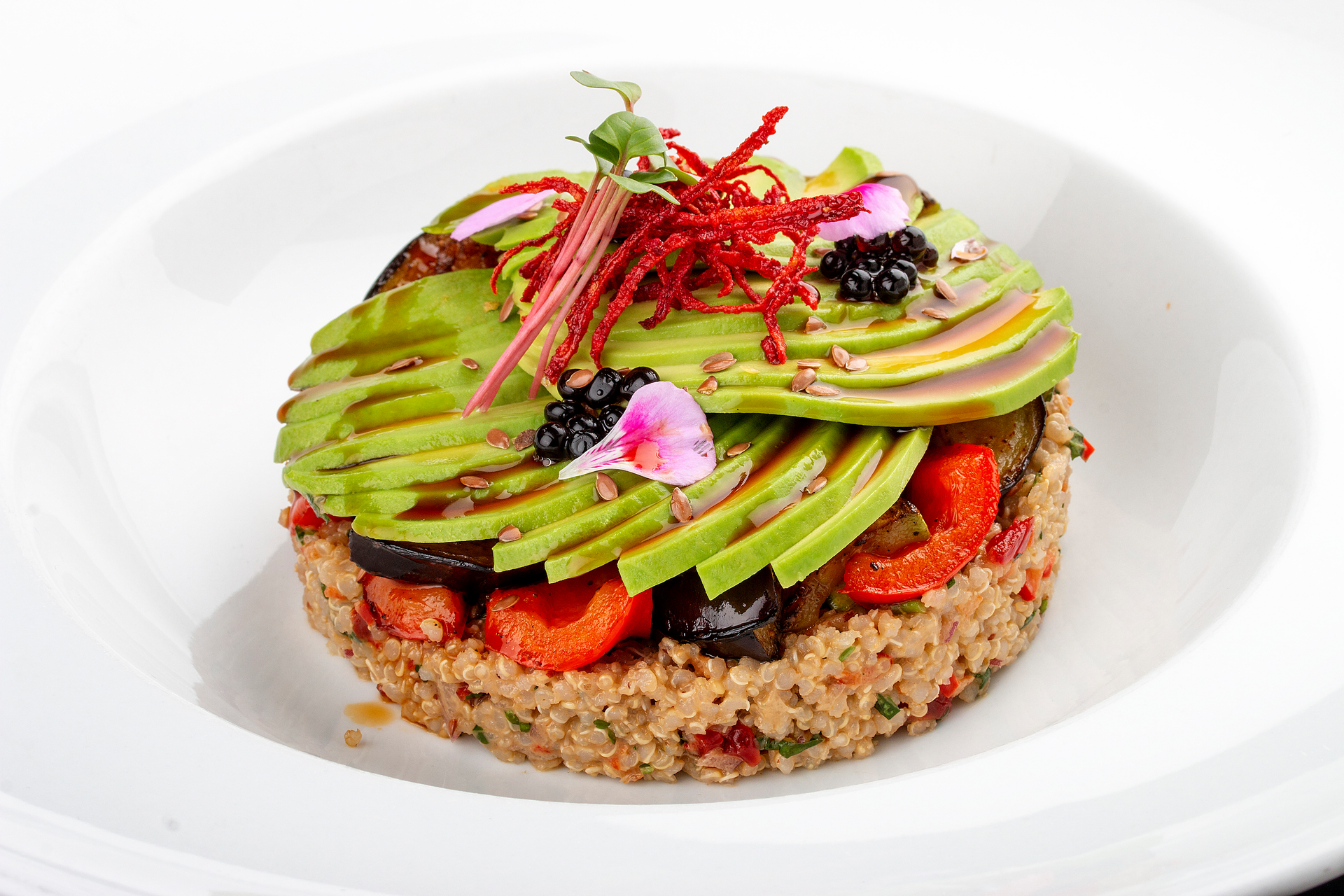 Peruvian Quinoa and Avocado Tartare with Lime Dressing
