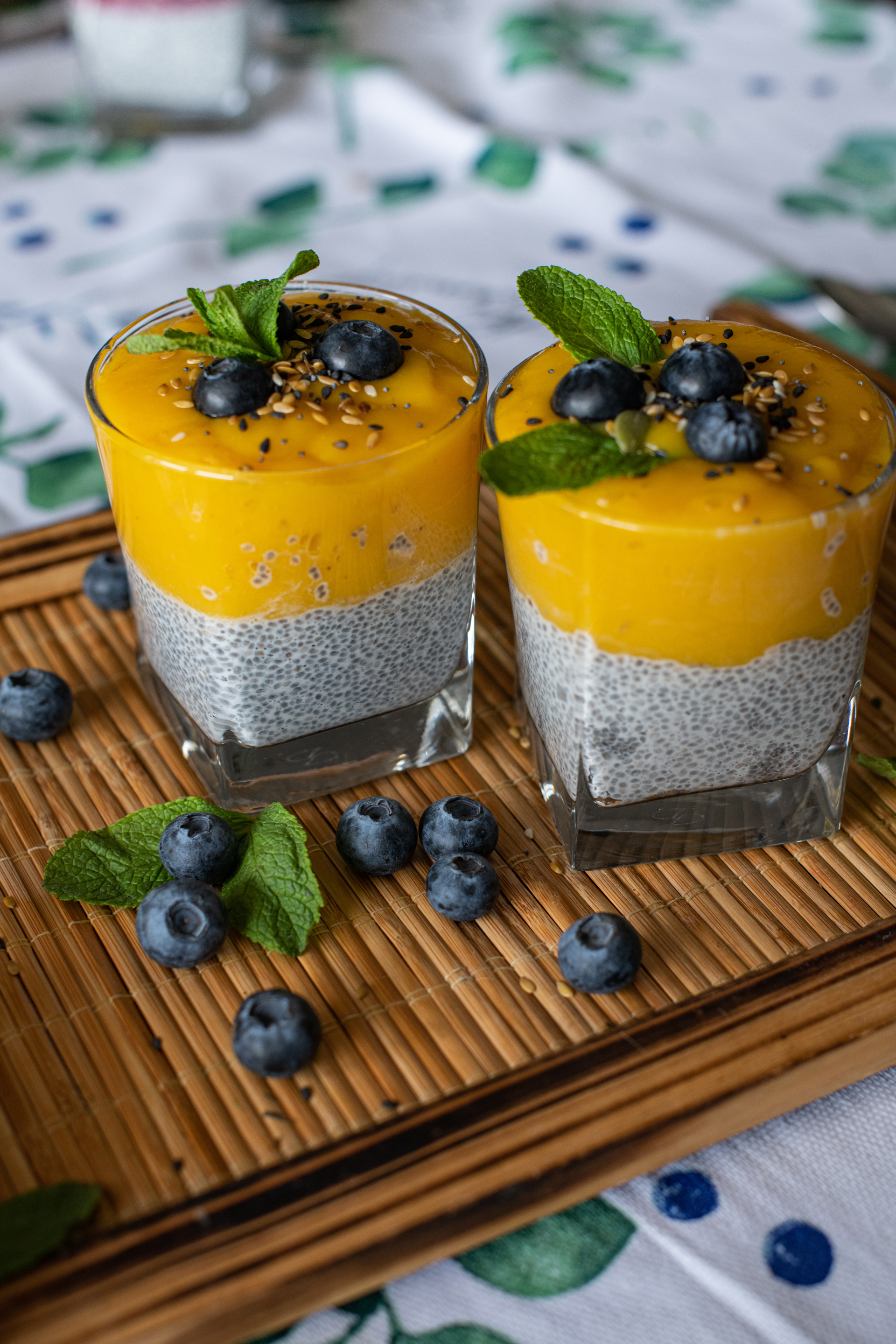 Peruvian Quinoa Parfait with Passion Fruit and Mango
