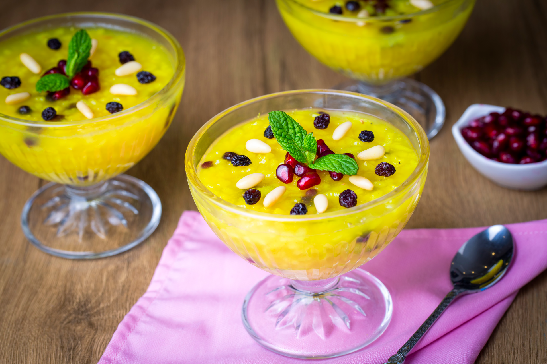 Peruvian Quinoa Parfait with Passion Fruit and Mango
