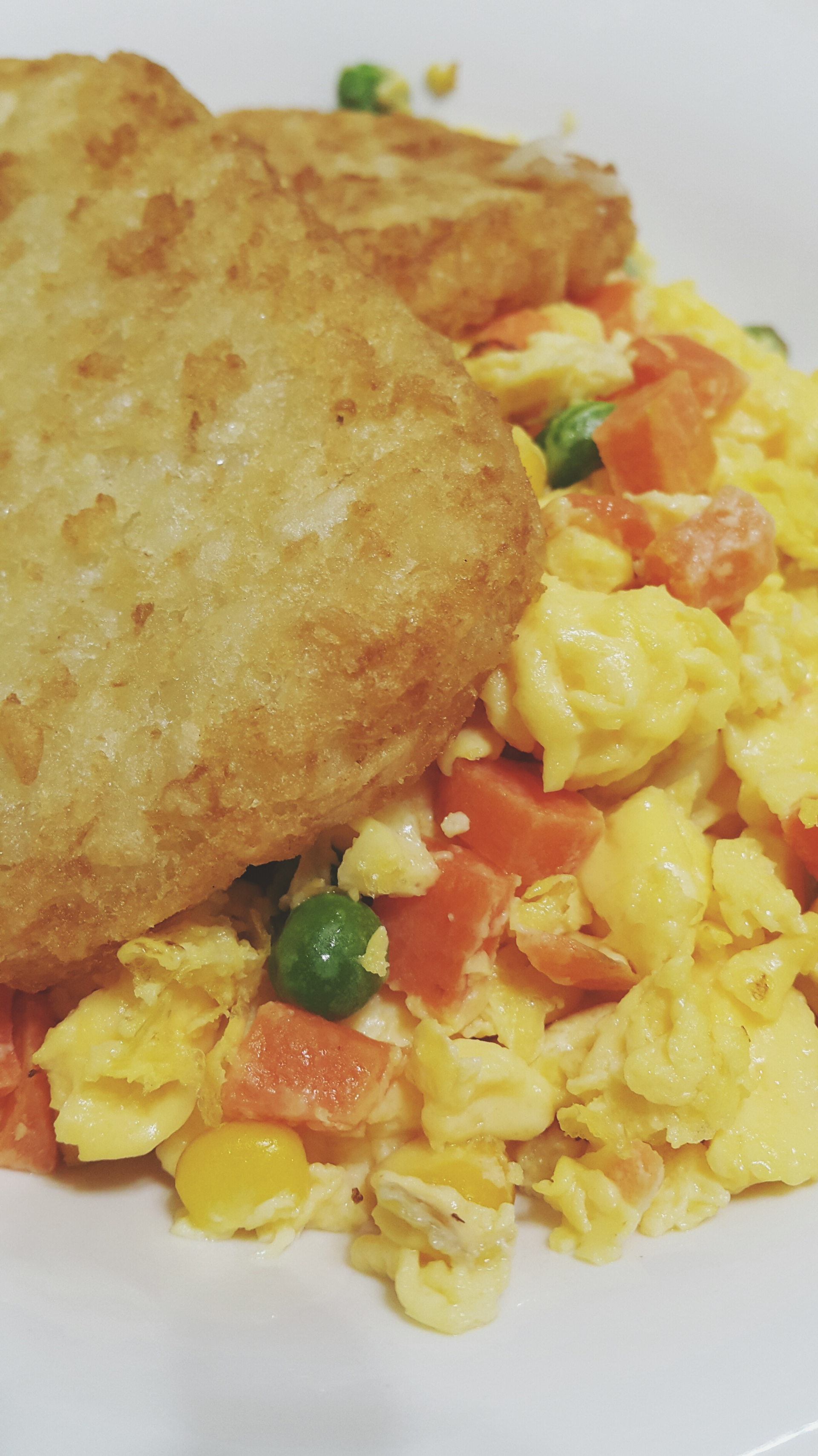 Peruvian Tacu Tacu with Fried Egg and Salsa Criolla