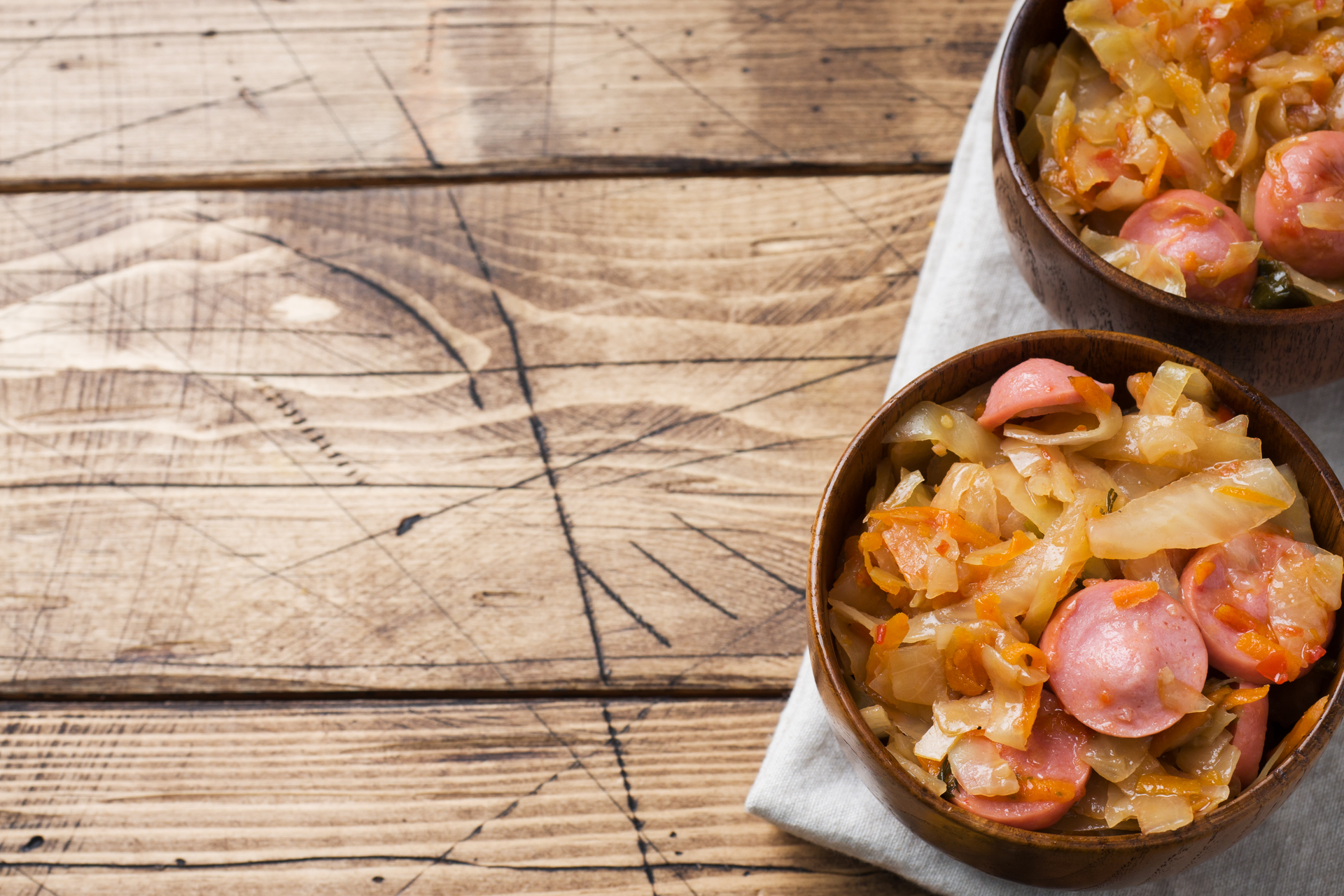 Polish Bigos with Sauerkraut and Sausage