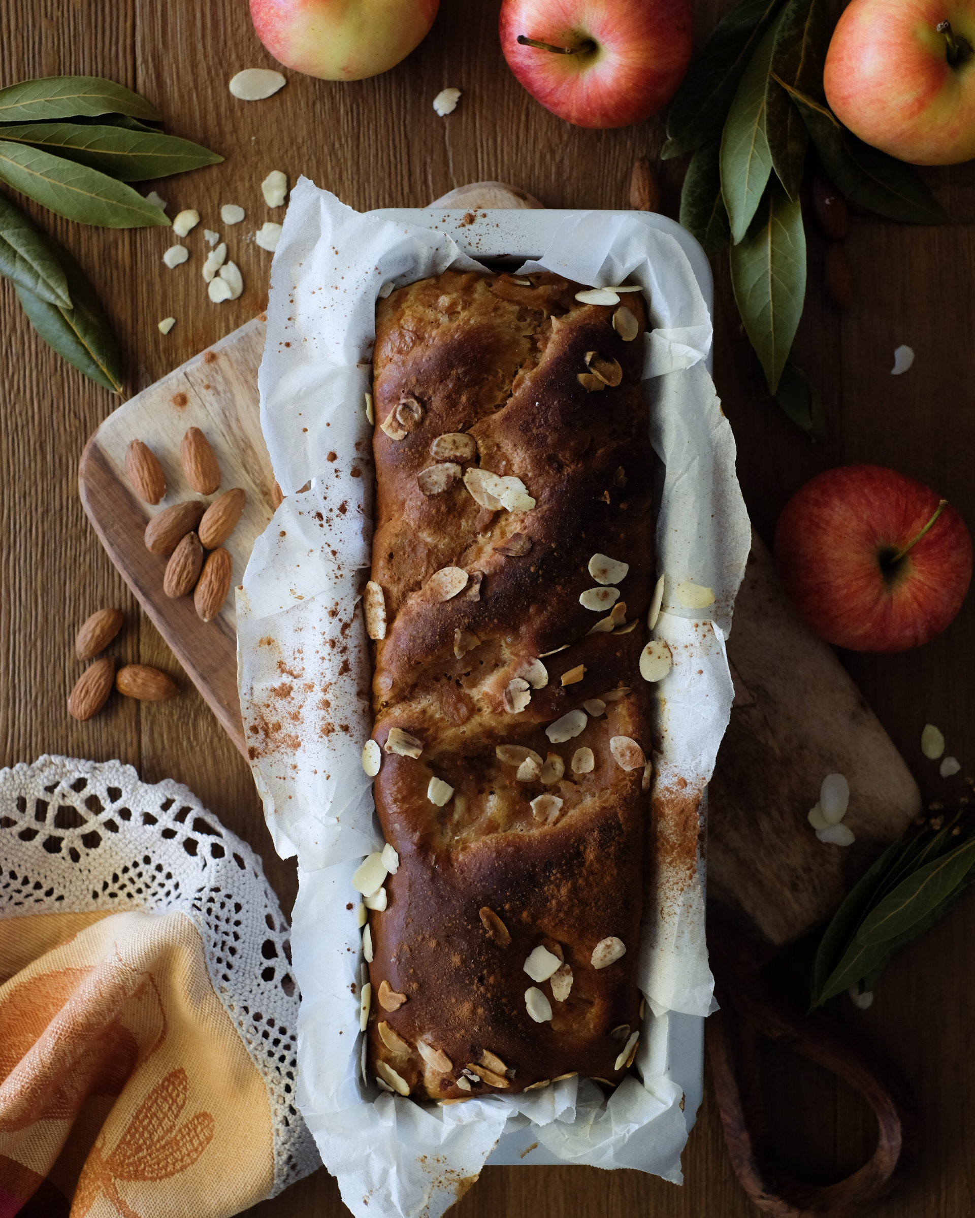 Polish Honey-Glazed Babka with Nutmeg and Cinnamon