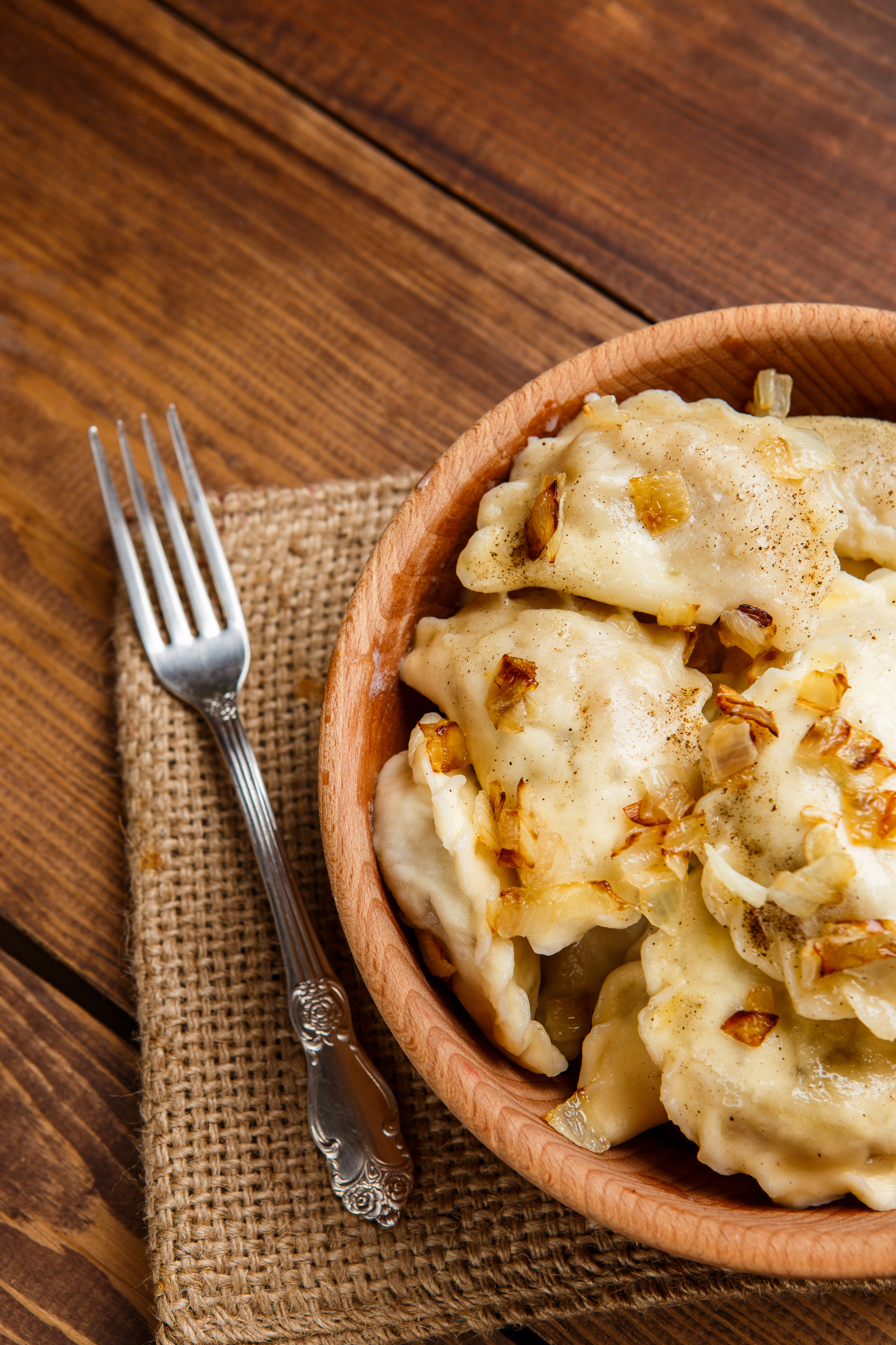 Polish Pierogi with Potato and Cheese Filling