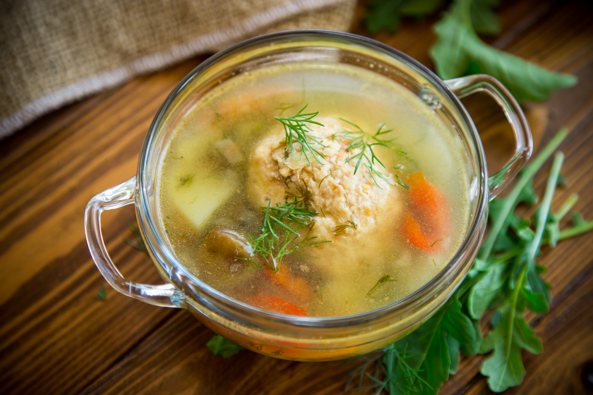 Polish Rosół with Chicken and Parsley