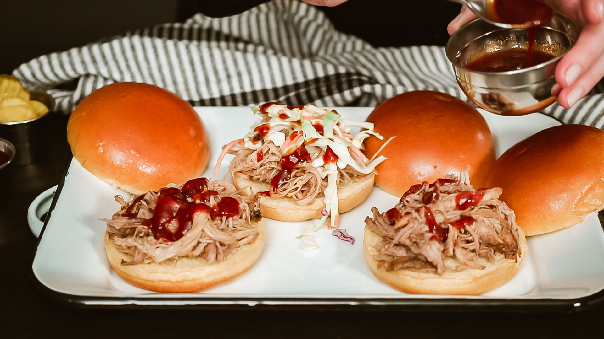 Portuguese Bifana with Marinated Pork and Onions