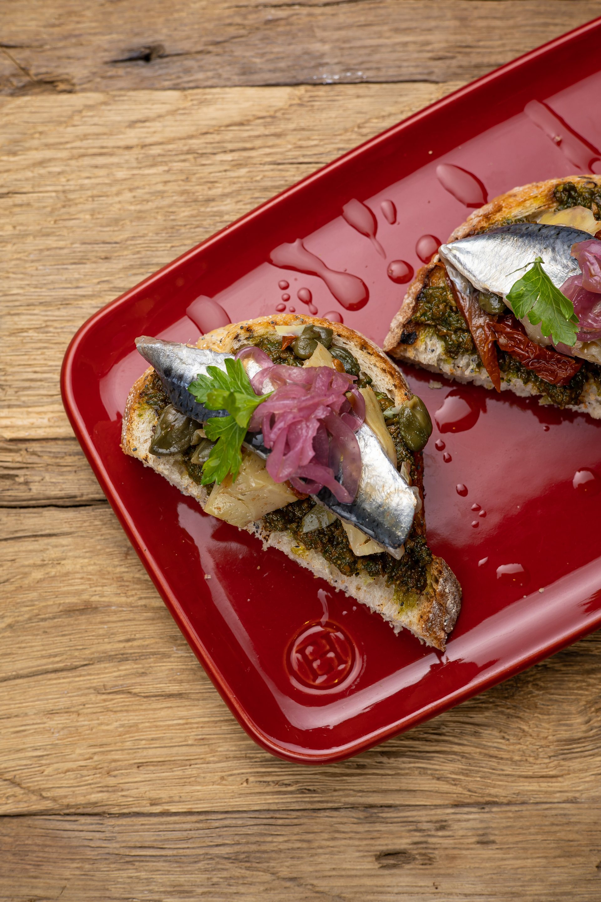 Portuguese Sardine and Tomato Escabeche with Crusty Bread