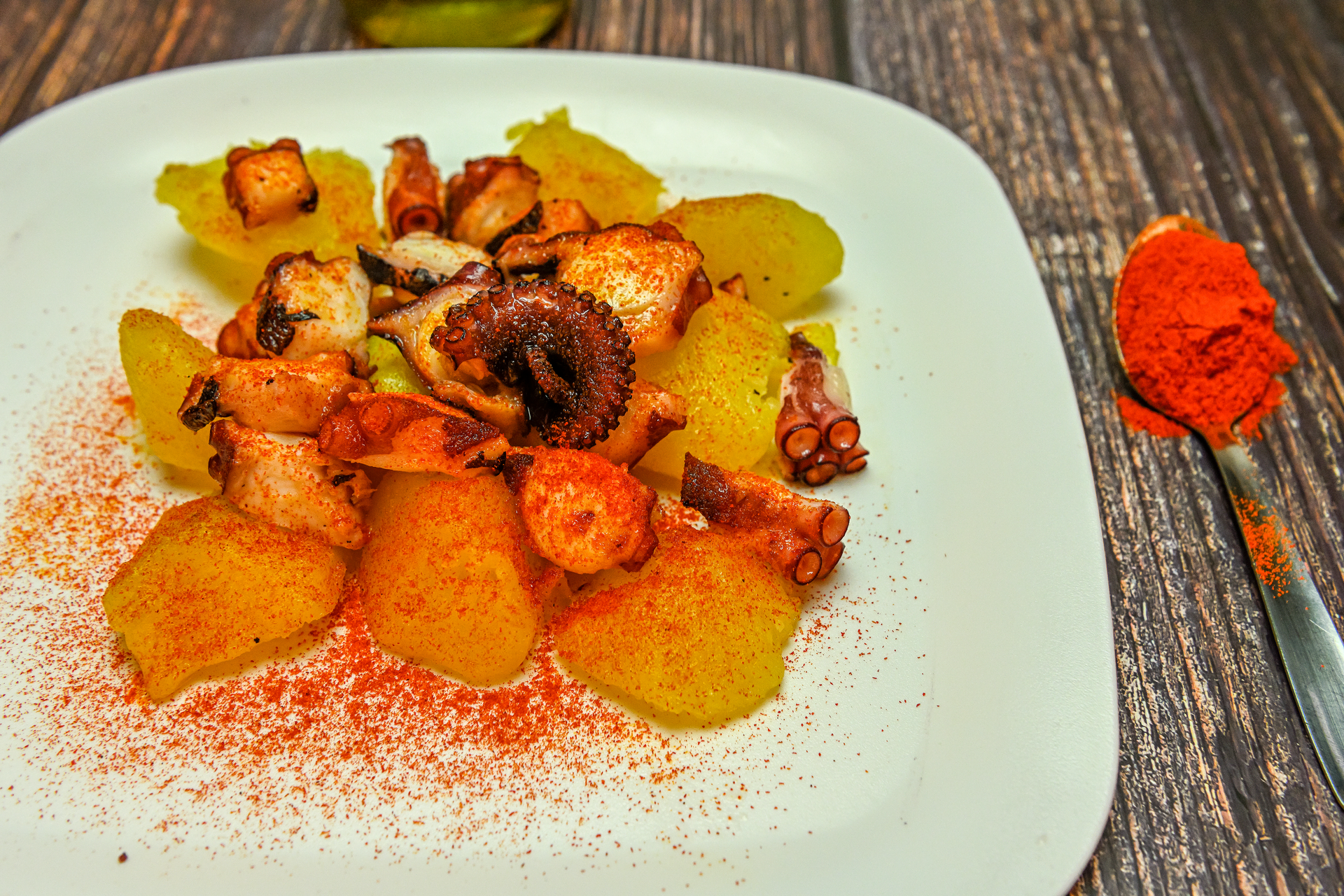 Pulpo a la Gallega with Potatoes and Paprika
